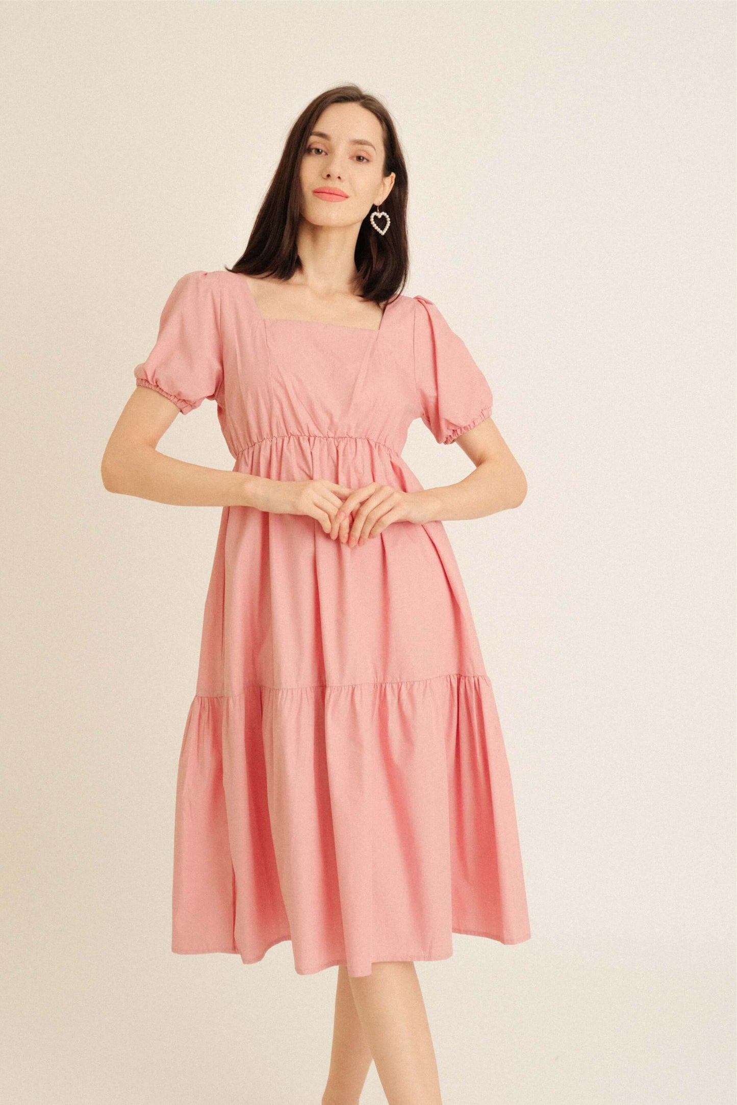 LUCILLE DRESS IN SOFT BERRY