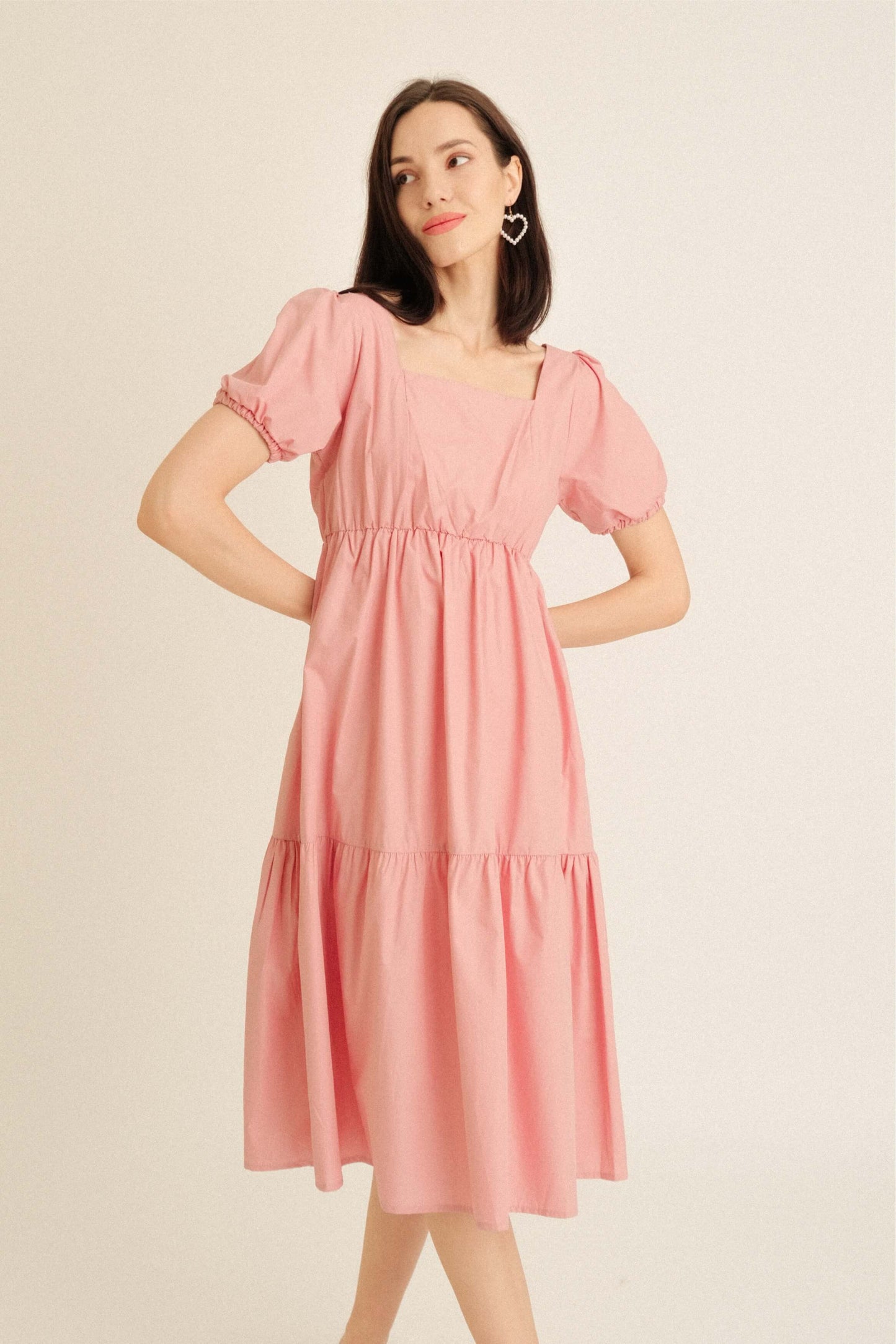 LUCILLE DRESS IN SOFT BERRY