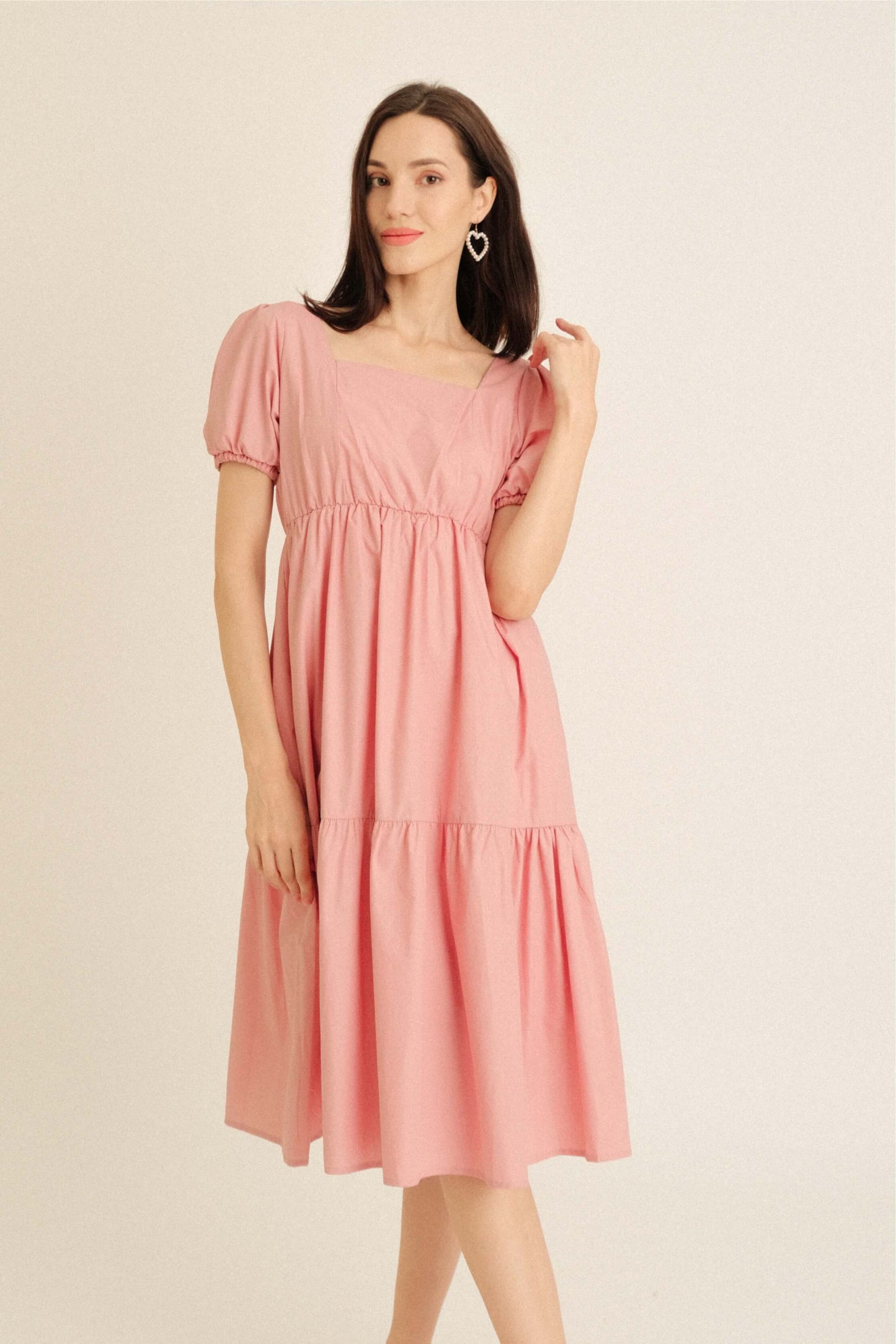 LUCILLE DRESS IN SOFT BERRY