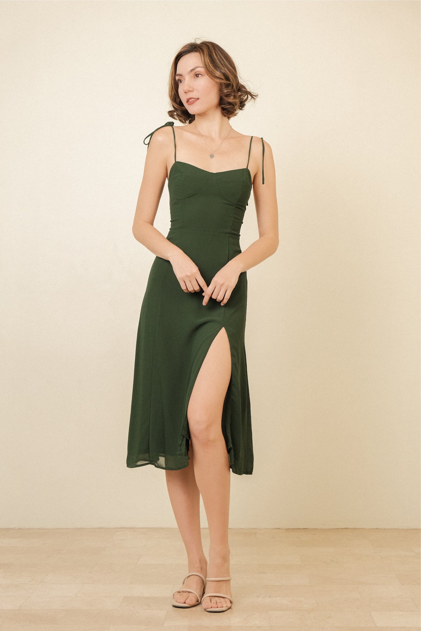 PRISCILLA DRESS IN GREEN