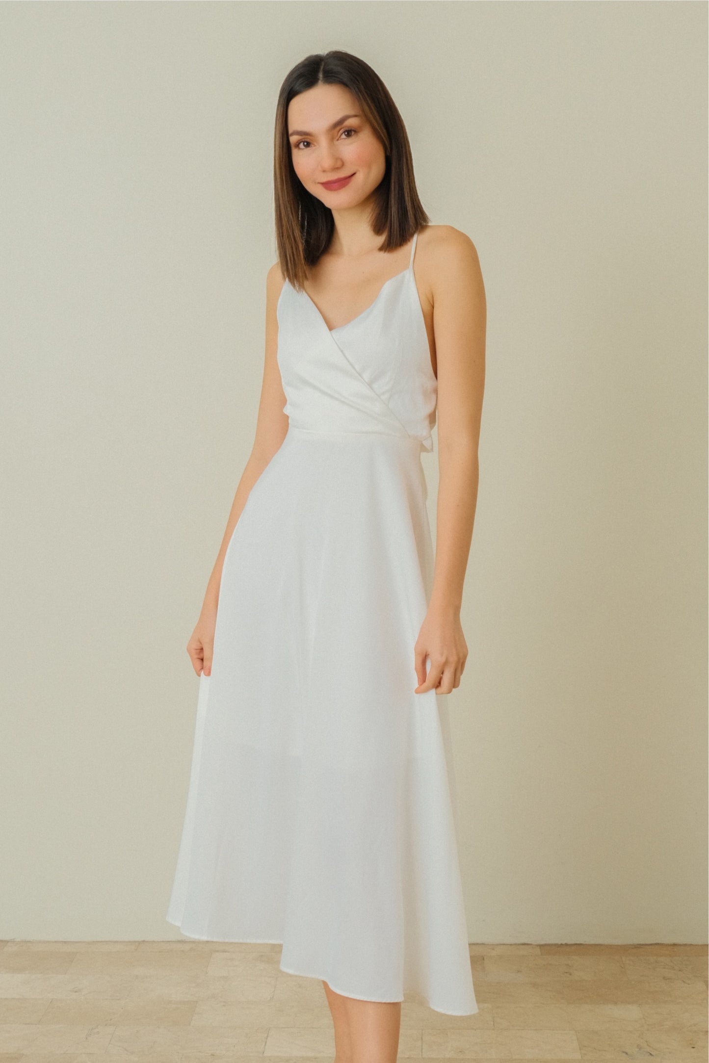 ALEYA DRESS IN WHITE