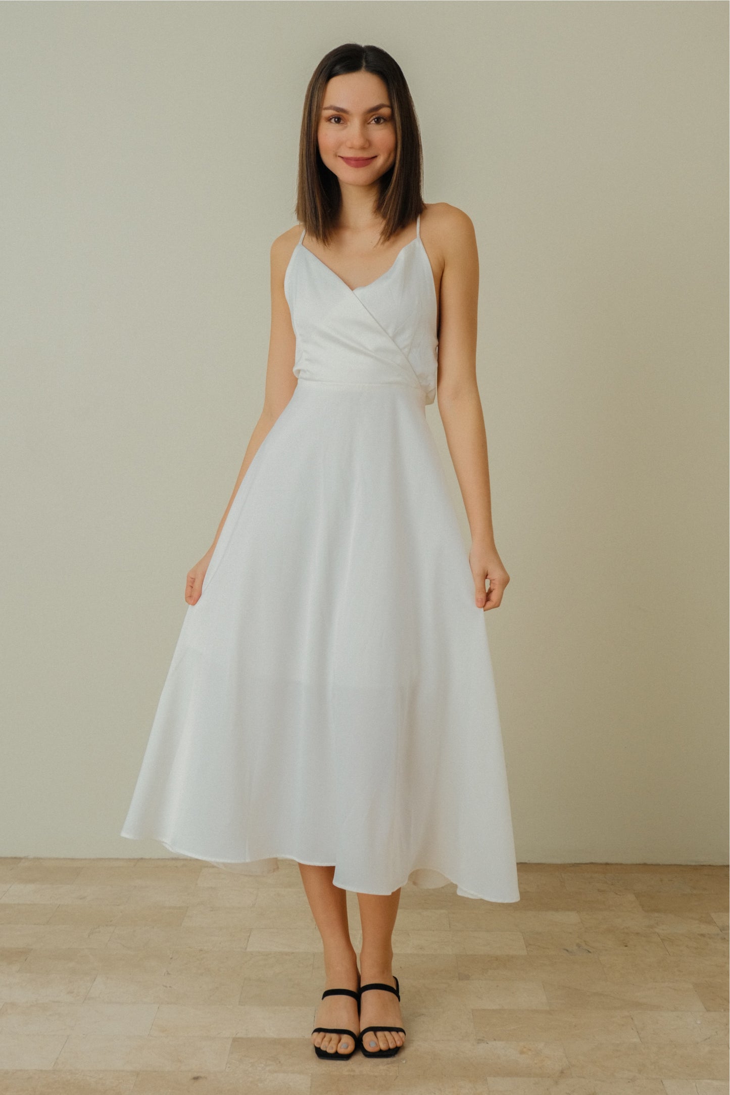 ALEYA DRESS IN WHITE