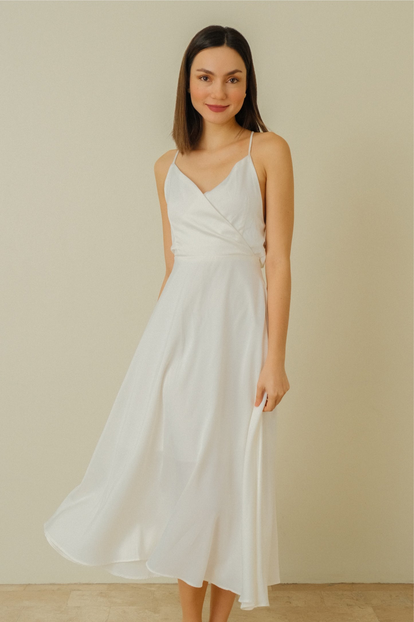 ALEYA DRESS IN WHITE