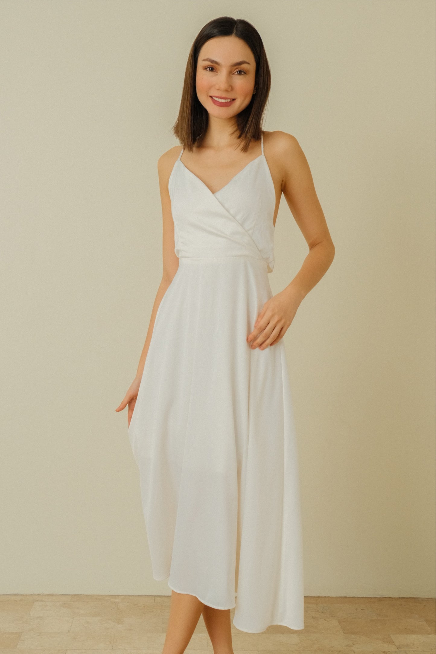 ALEYA DRESS IN WHITE
