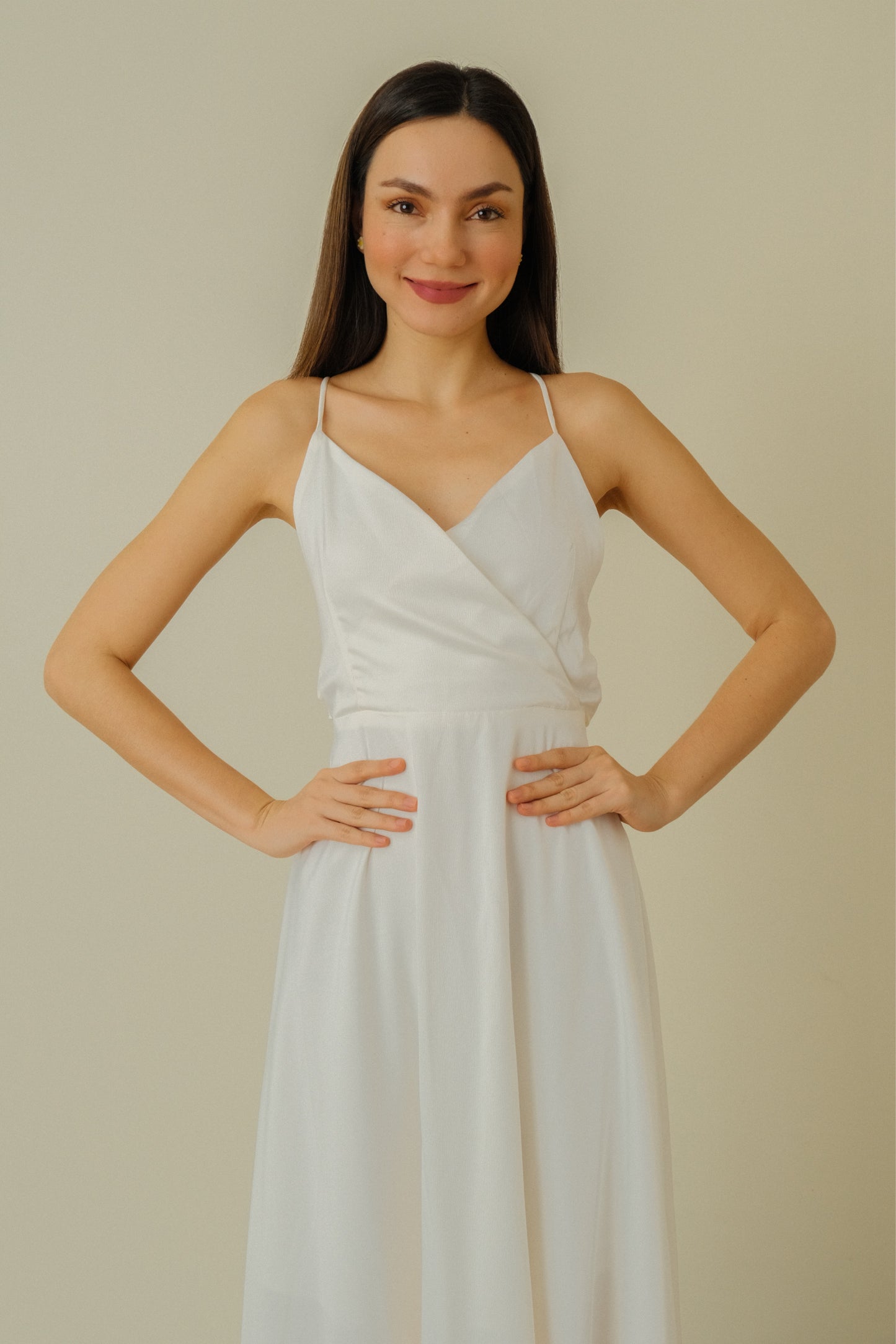 ALEYA DRESS IN WHITE