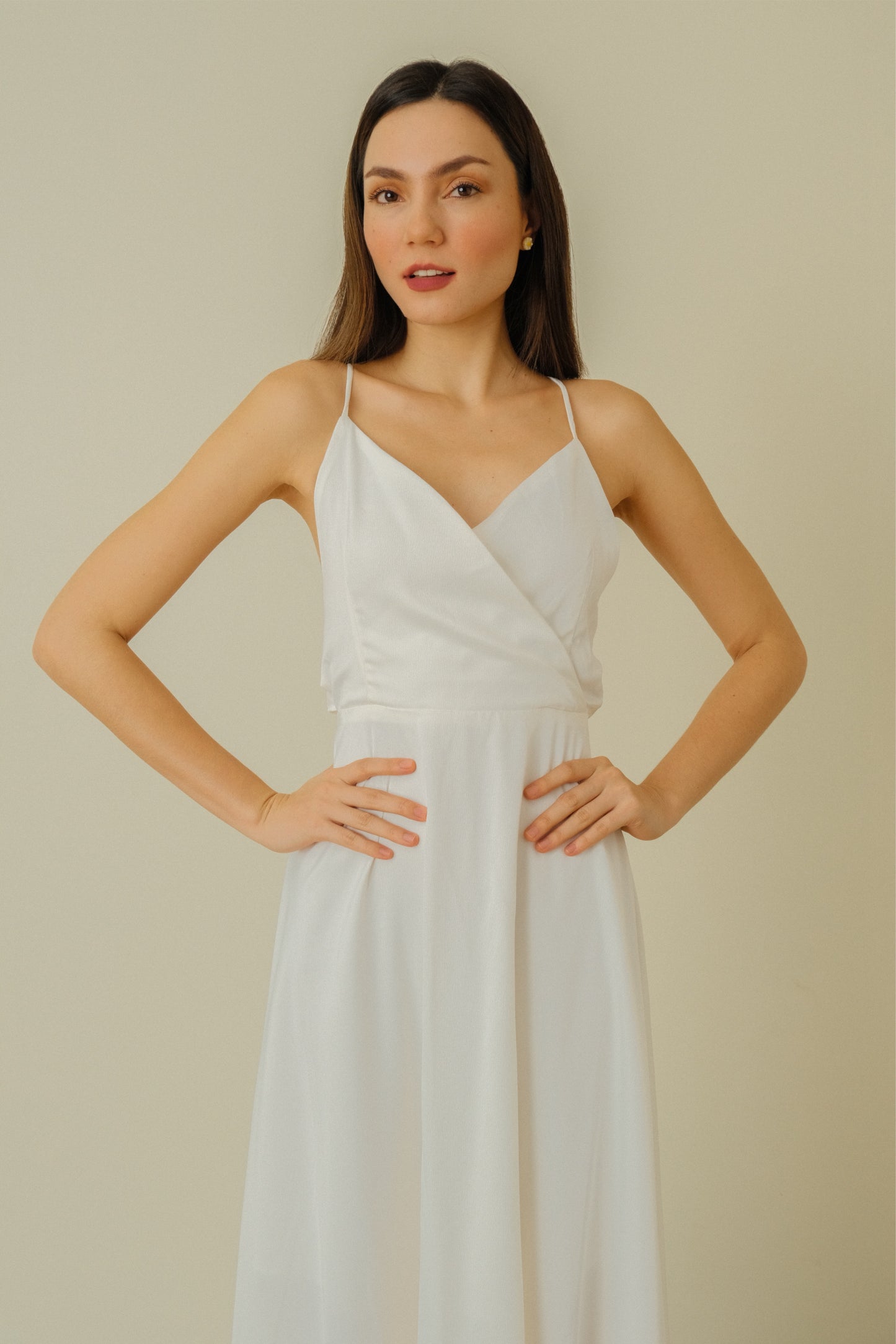 ALEYA DRESS IN WHITE
