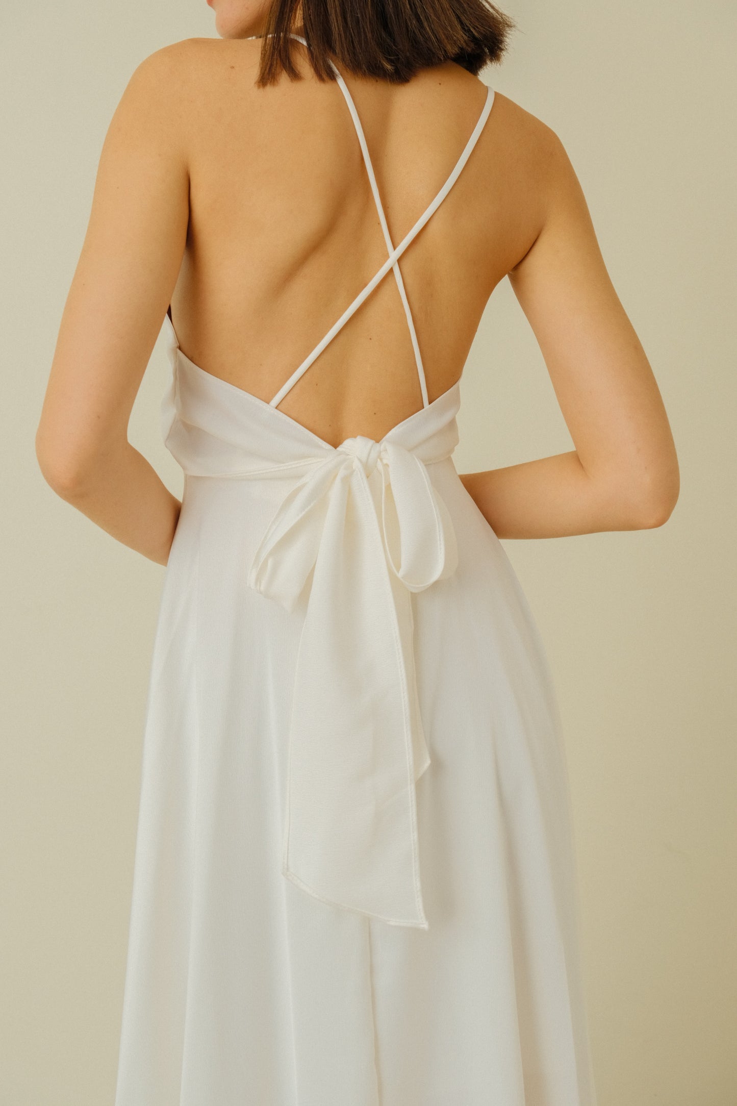 ALEYA DRESS IN WHITE