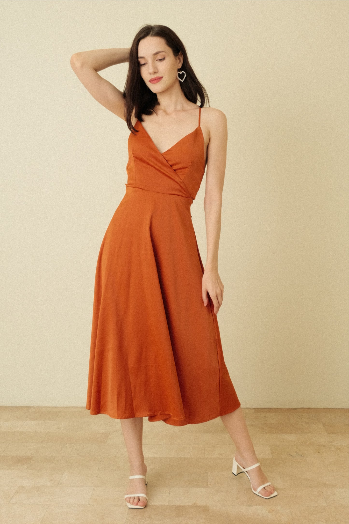 ALEYA DRESS IN BRONZE