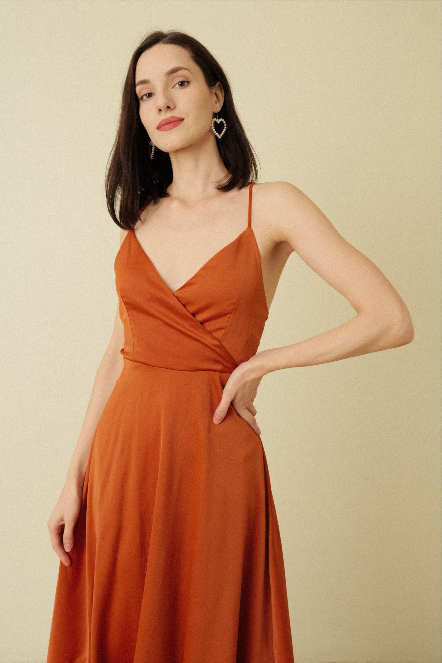 ALEYA DRESS IN BRONZE