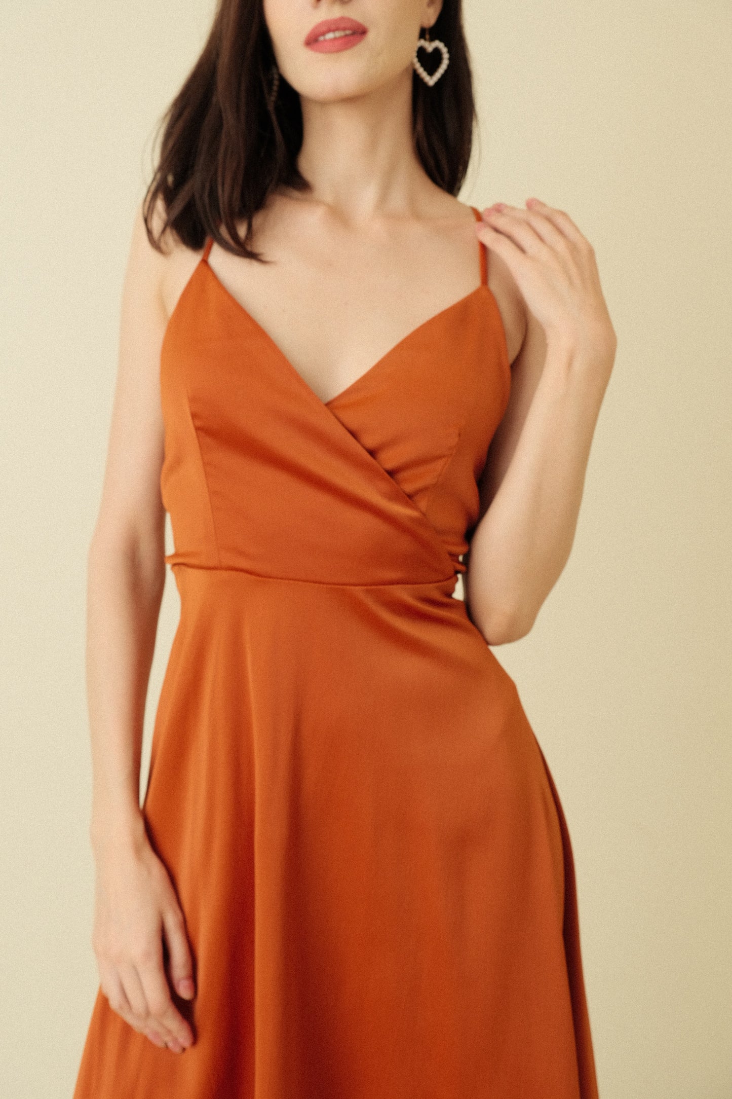 ALEYA DRESS IN BRONZE