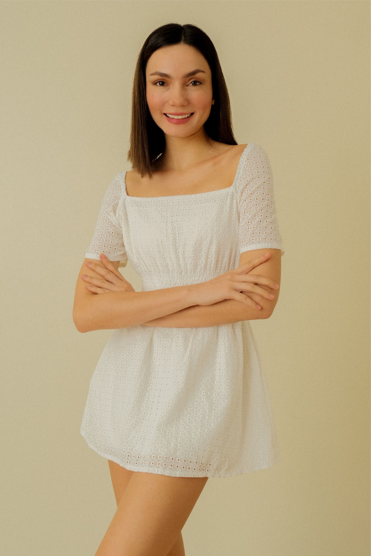 JUREEN DRESS IN WHITE