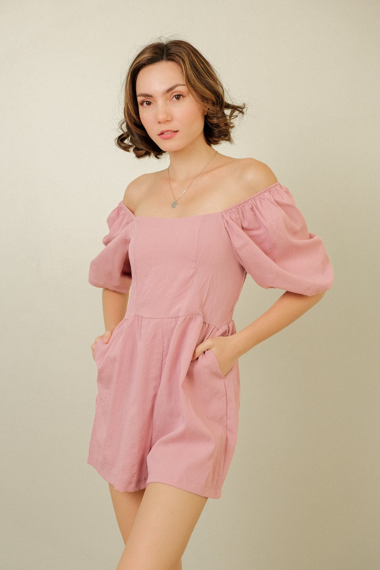 DREW ROMPER IN PINK