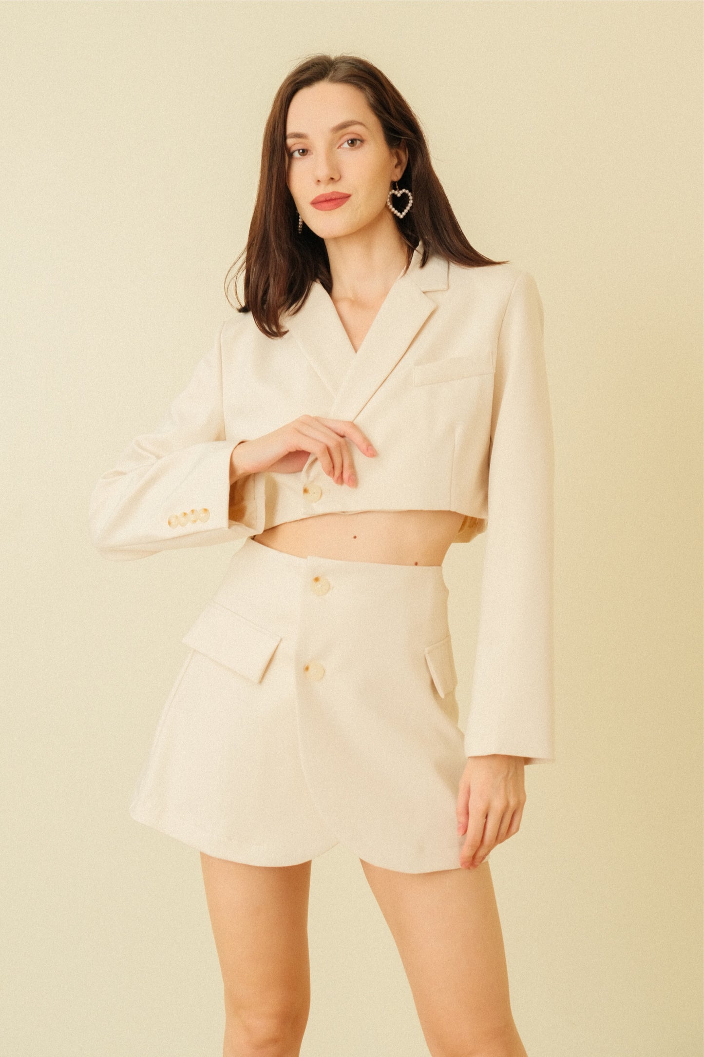 ZENDAYA COORDINATES IN CREAM