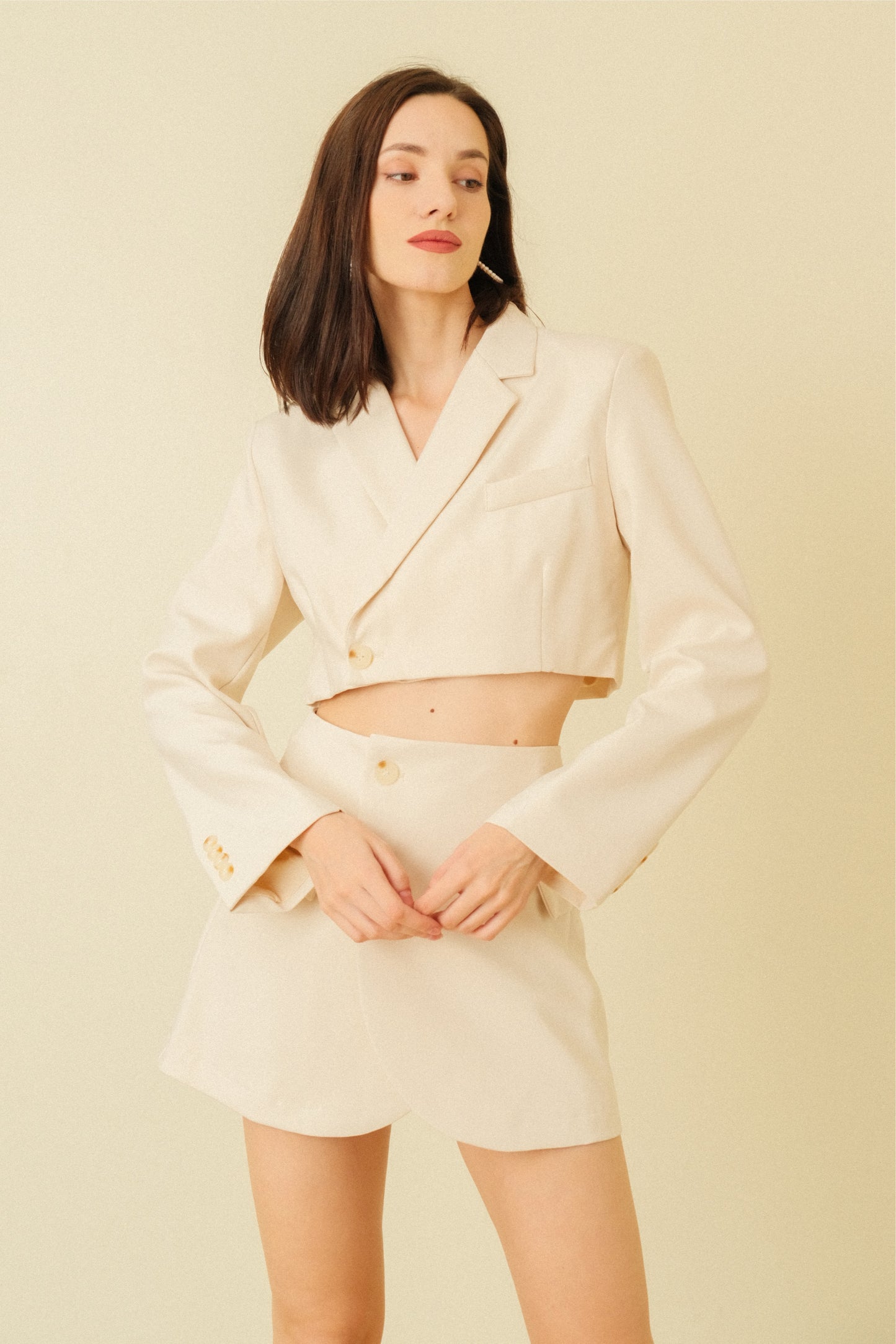 ZENDAYA COORDINATES IN CREAM