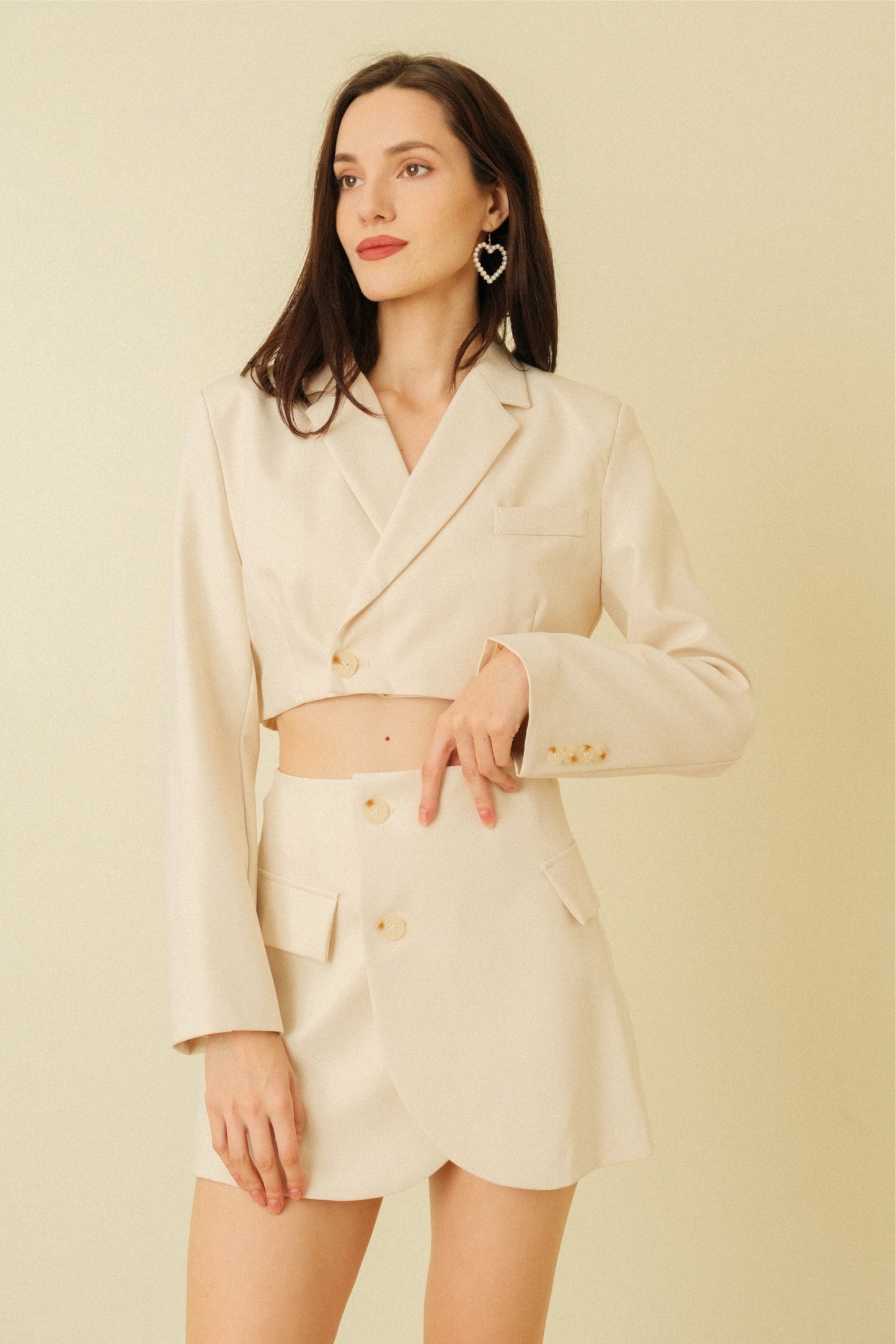 ZENDAYA COORDINATES IN CREAM