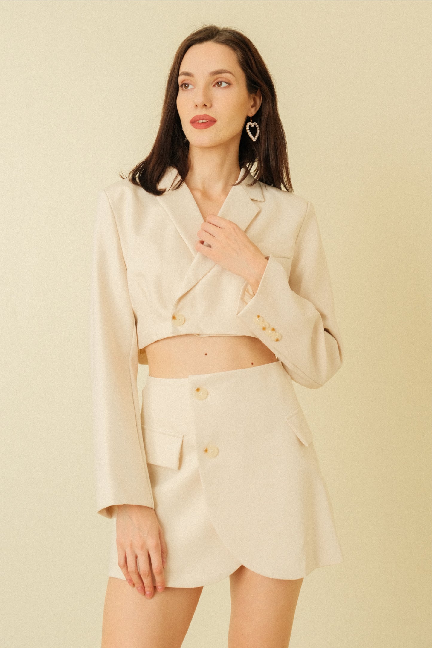 ZENDAYA COORDINATES IN CREAM