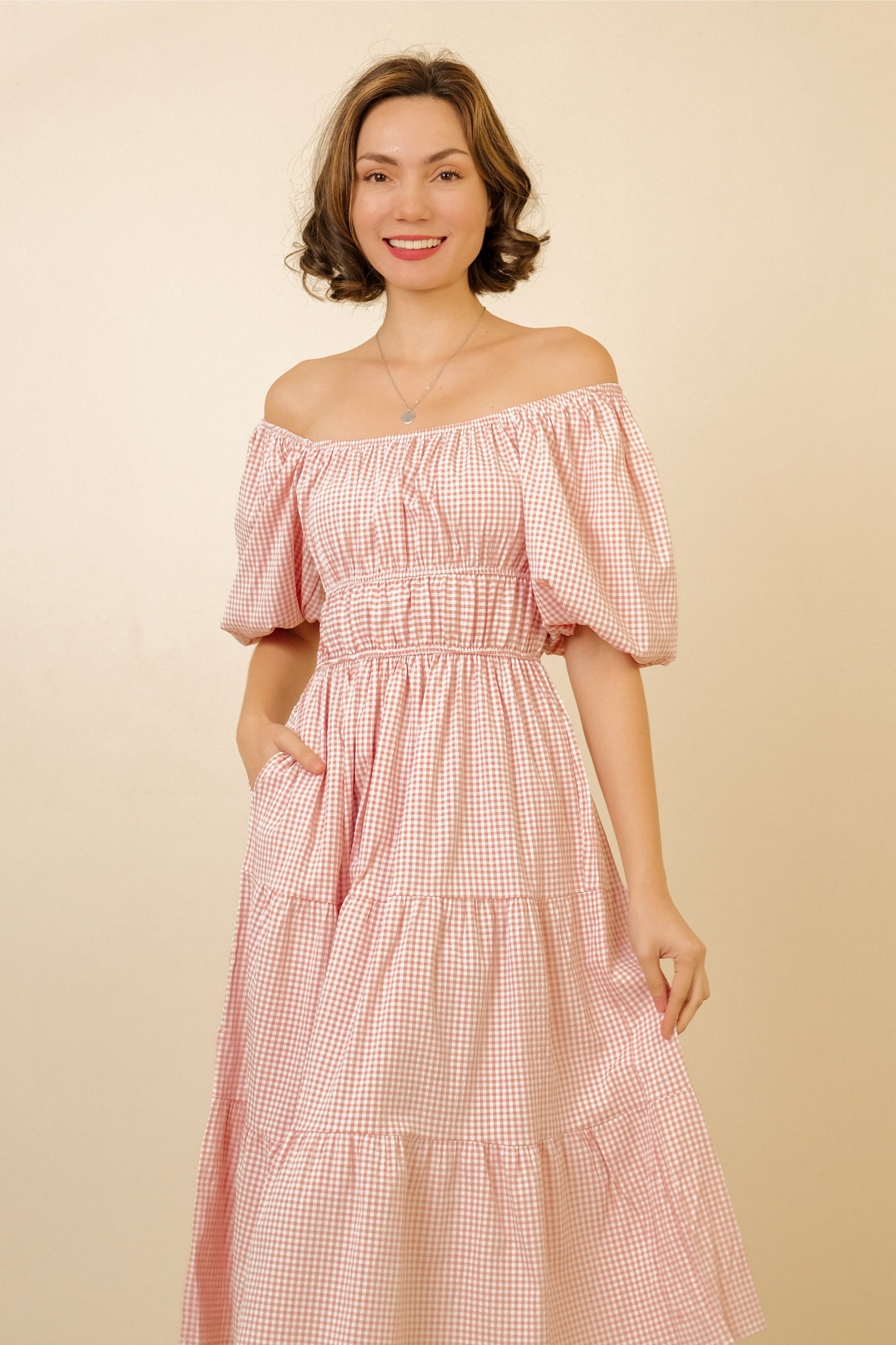 MELISSA DRESS IN WINE