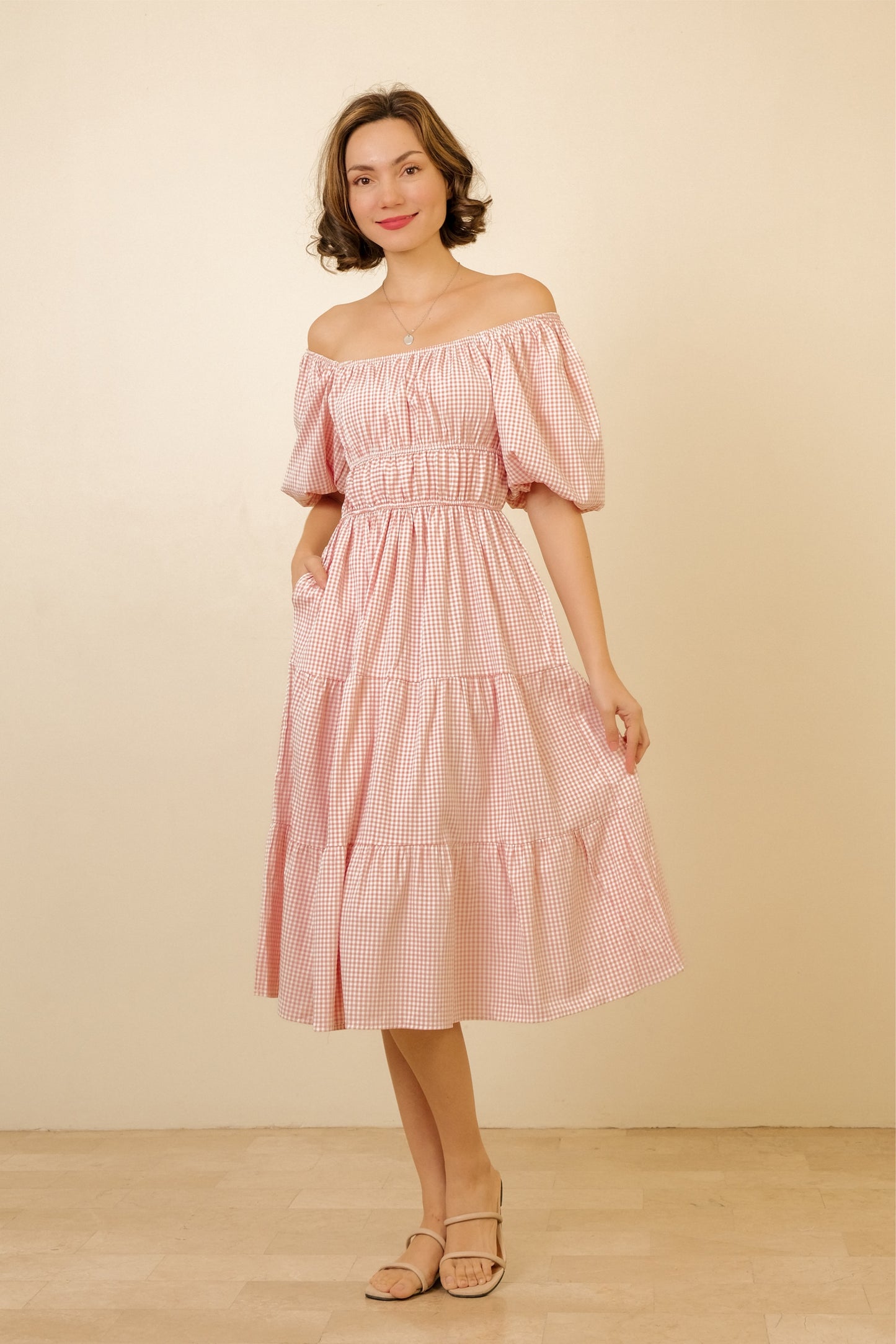 MELISSA DRESS IN WINE