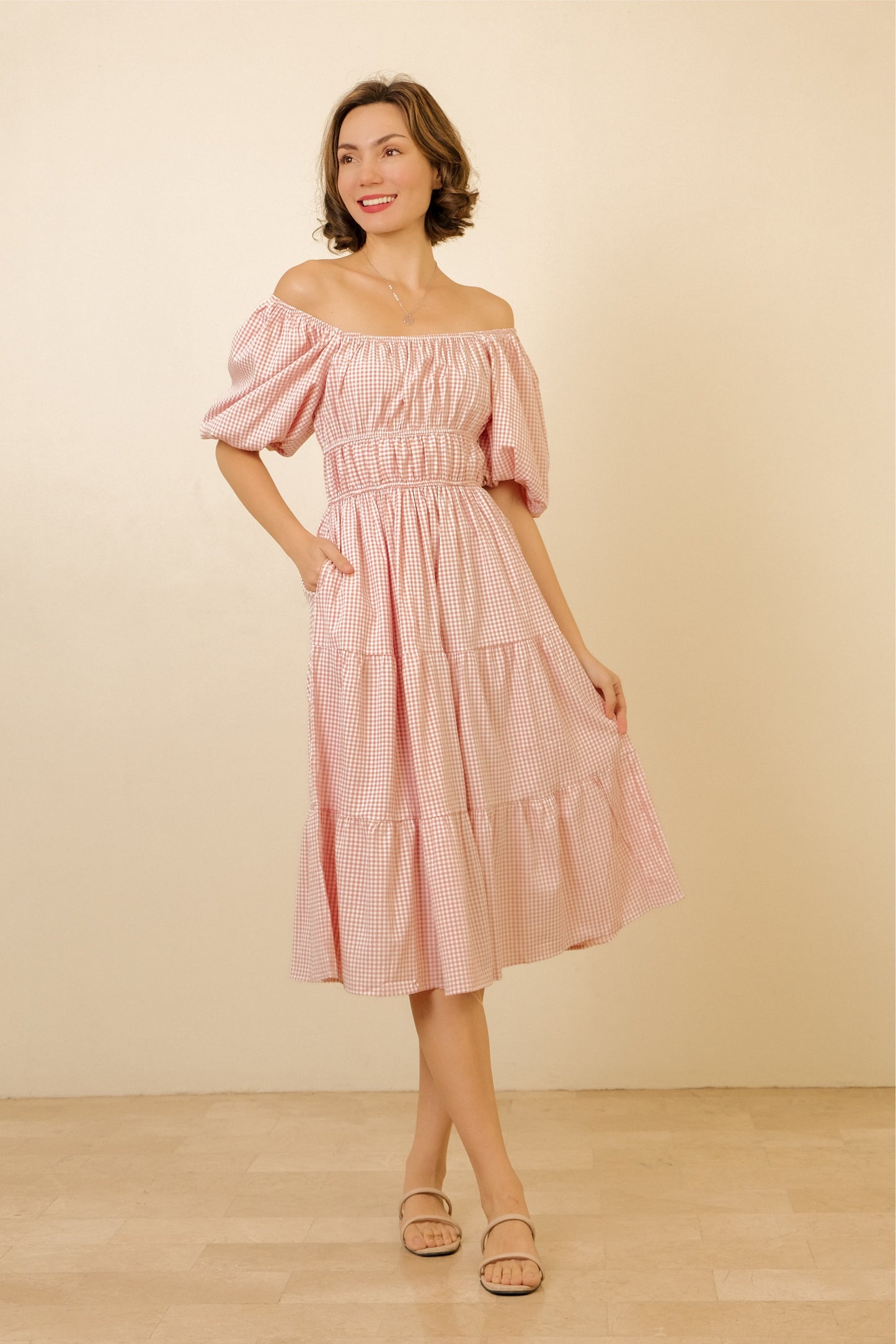 MELISSA DRESS IN WINE