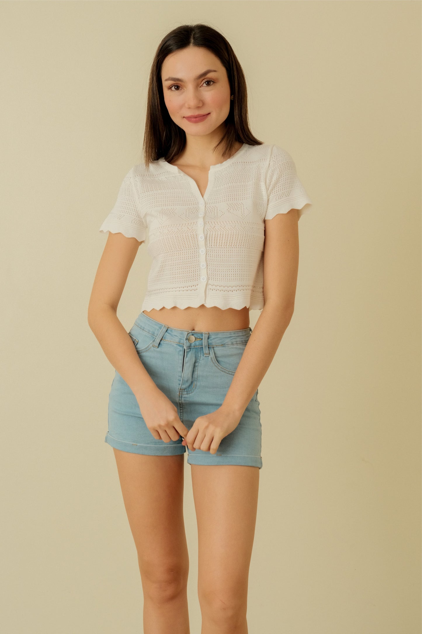 YASMINE TOP IN WHITE