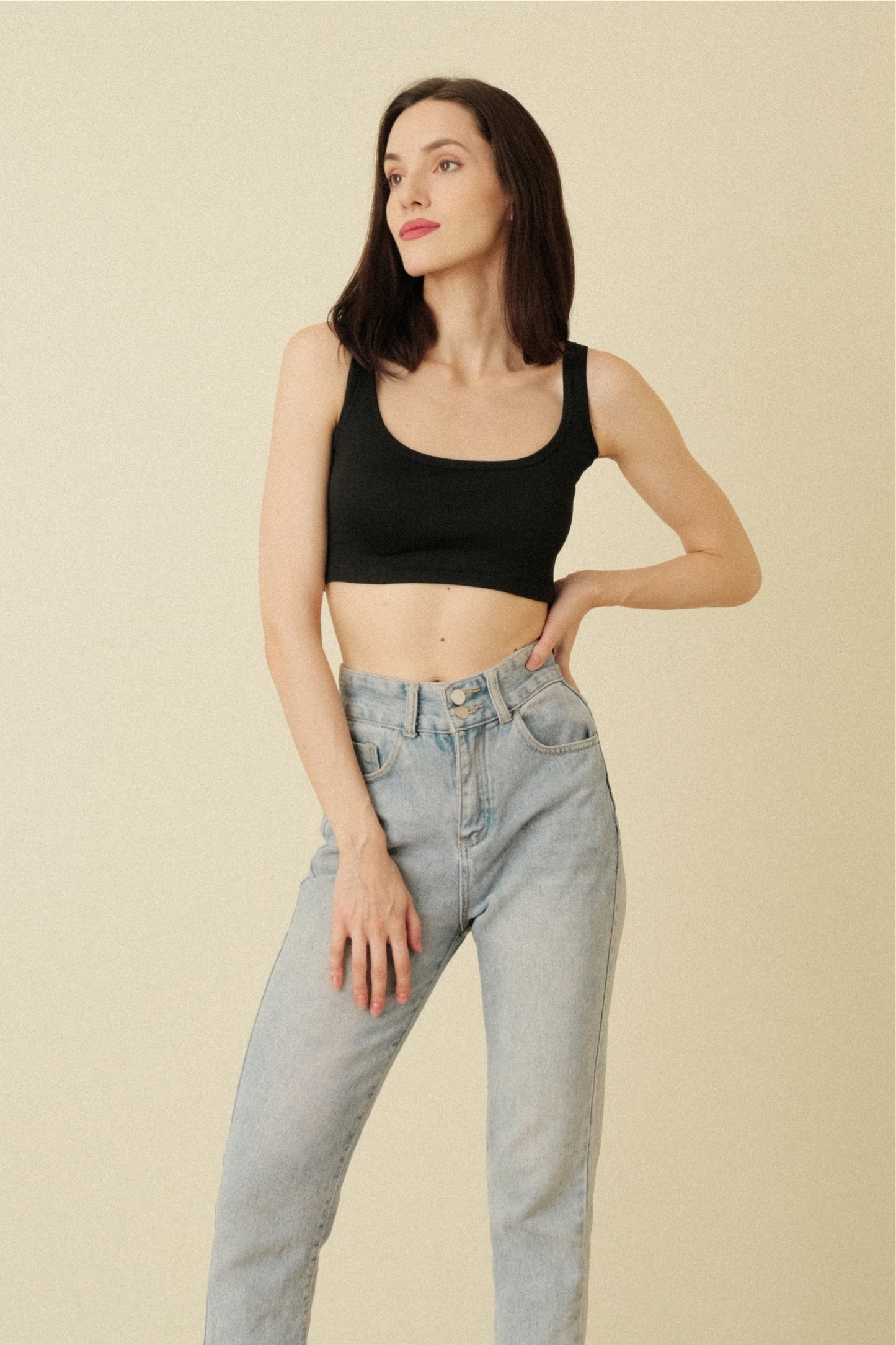 MERYLL TOP IN BLACK