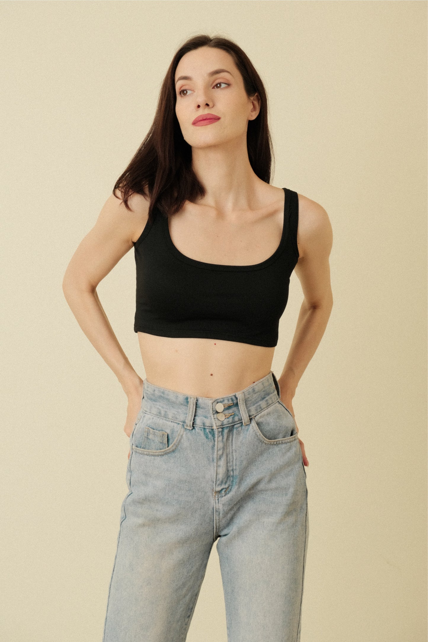 MERYLL TOP IN BLACK