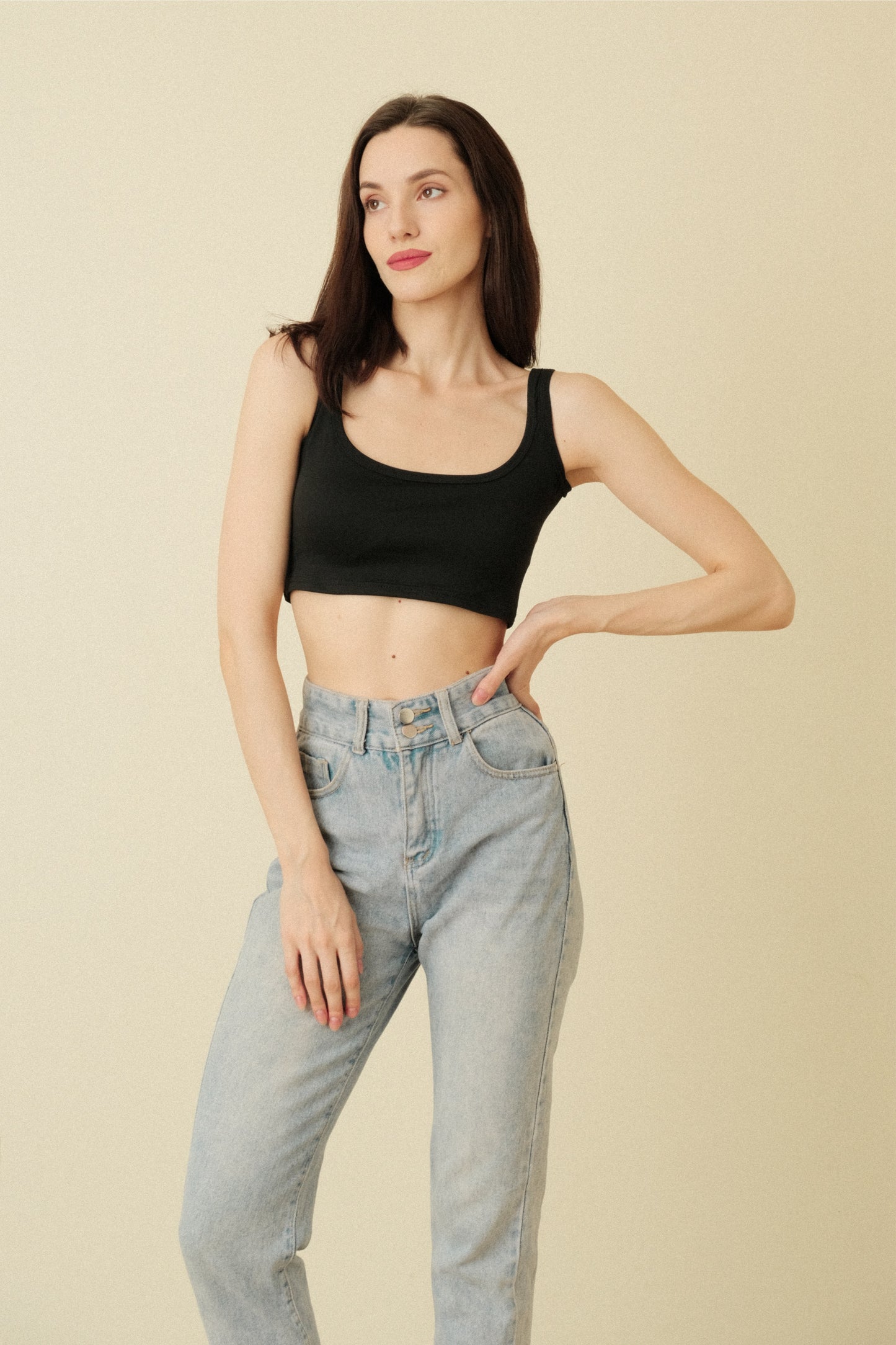 MERYLL TOP IN BLACK