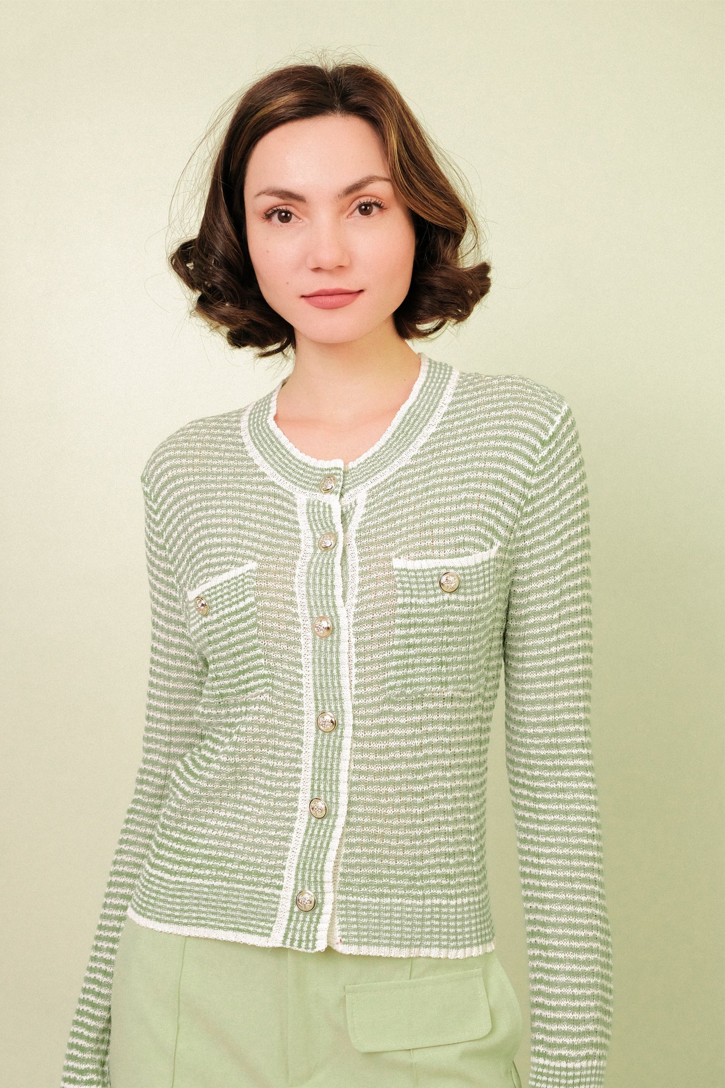 GUILA CARDIGAN IN GREEN