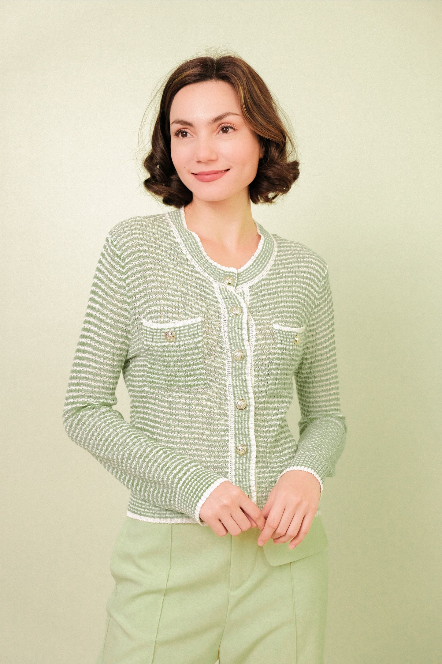 GUILA CARDIGAN IN GREEN