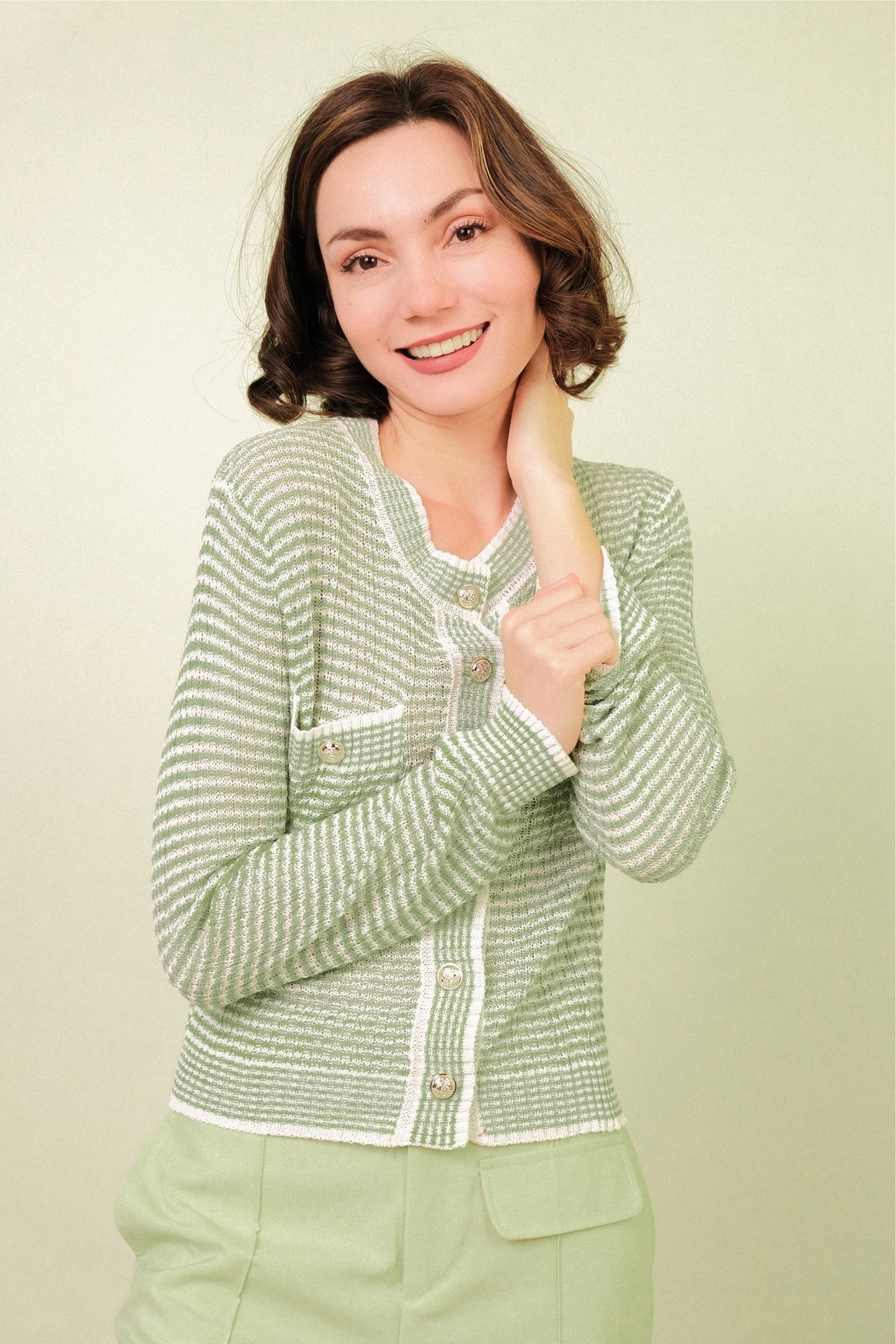 GUILA CARDIGAN IN GREEN