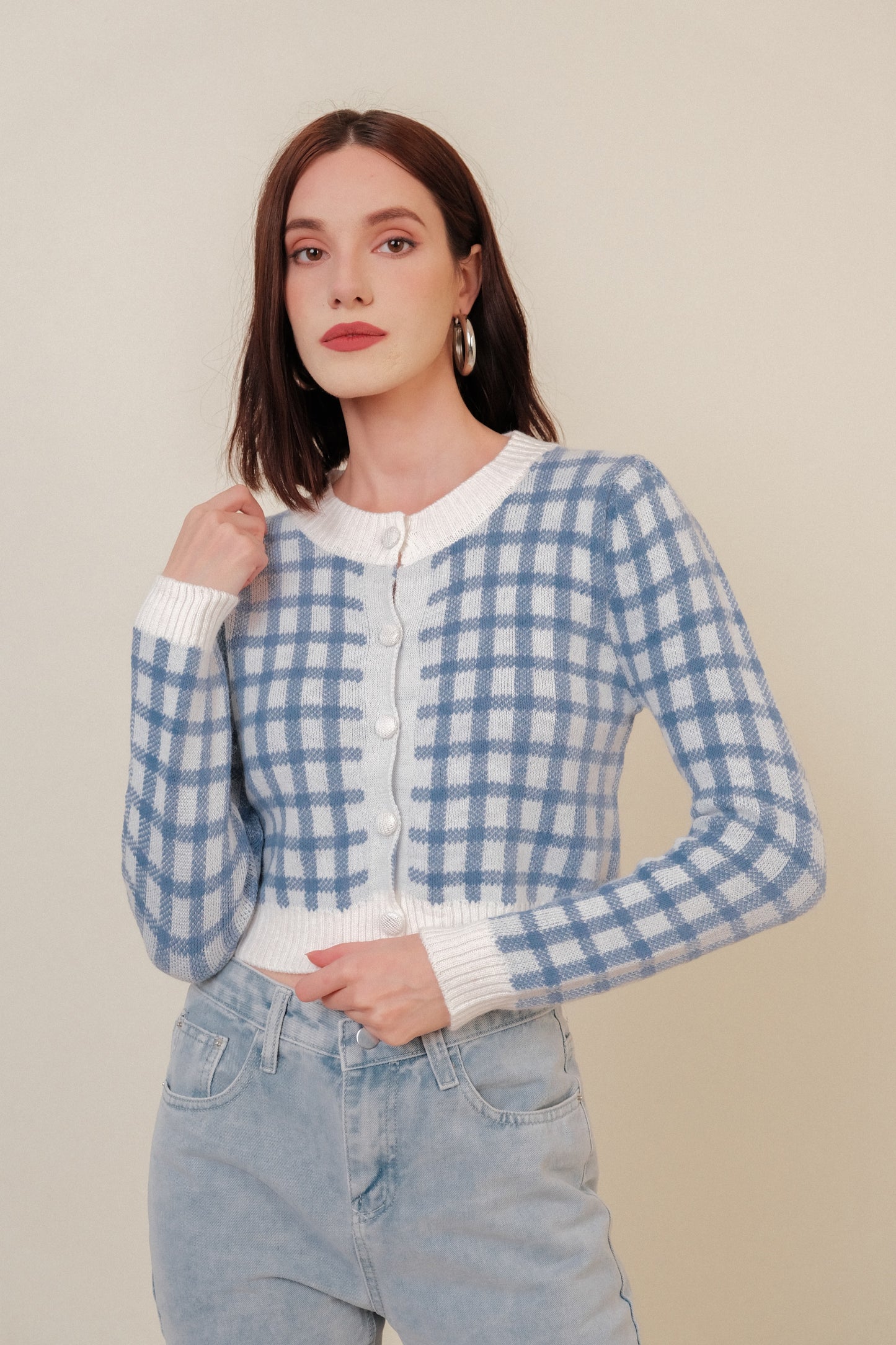 LENKA CARDIGAN IN BLUE