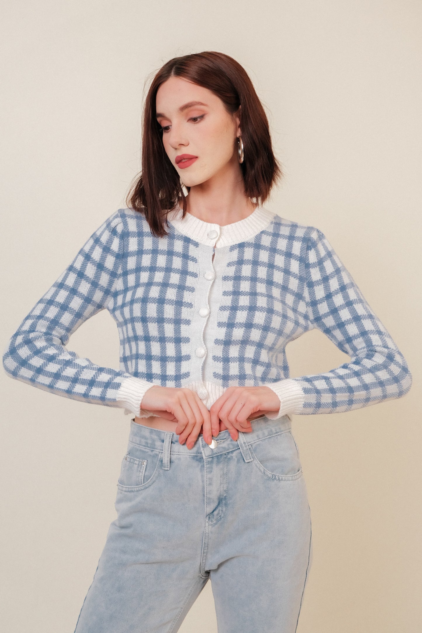 LENKA CARDIGAN IN BLUE