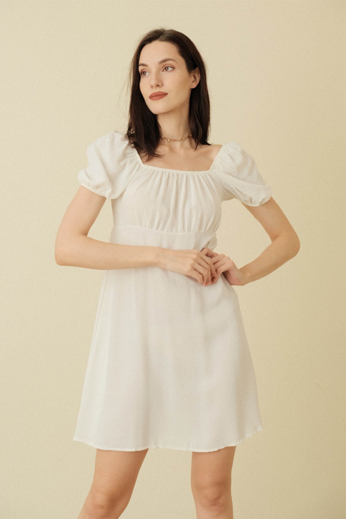 LISA DRESS IN WHITE