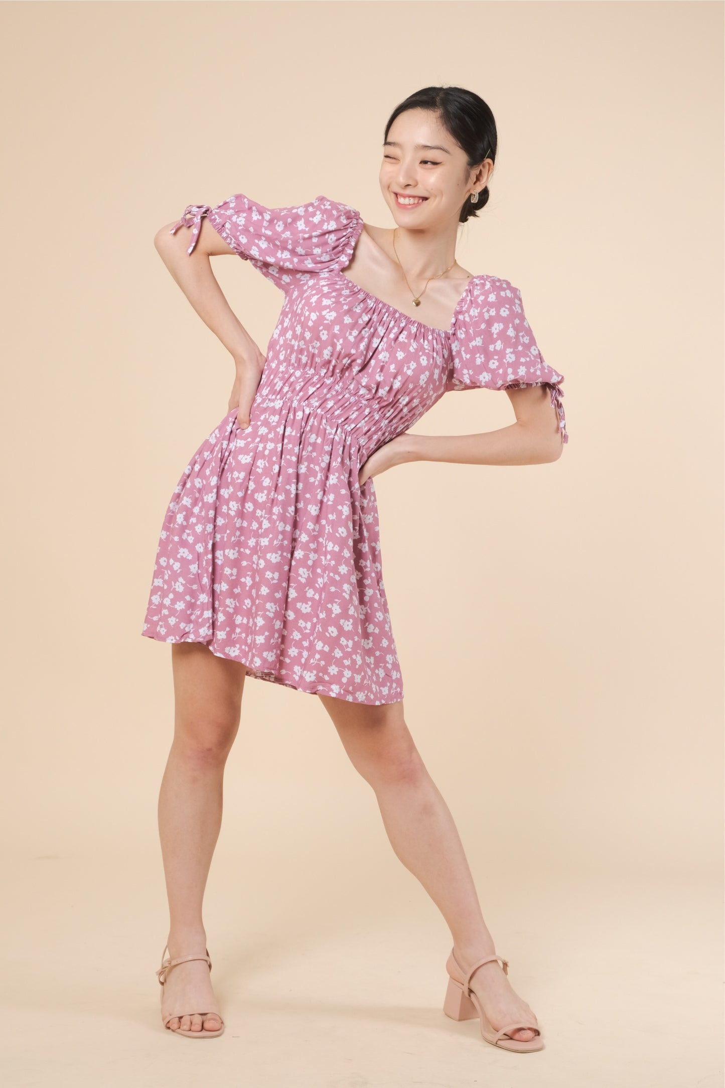 CLAIRE DRESS IN PINK