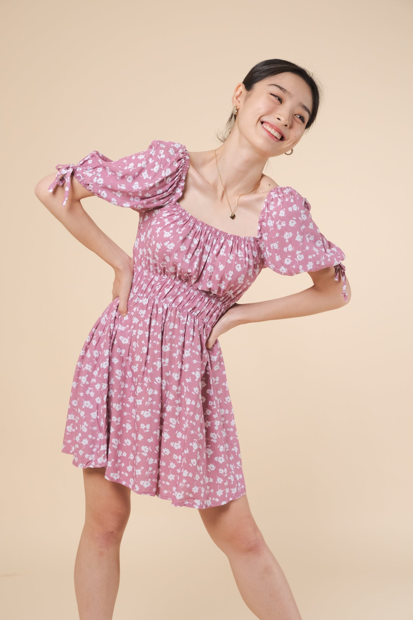 CLAIRE DRESS IN PINK