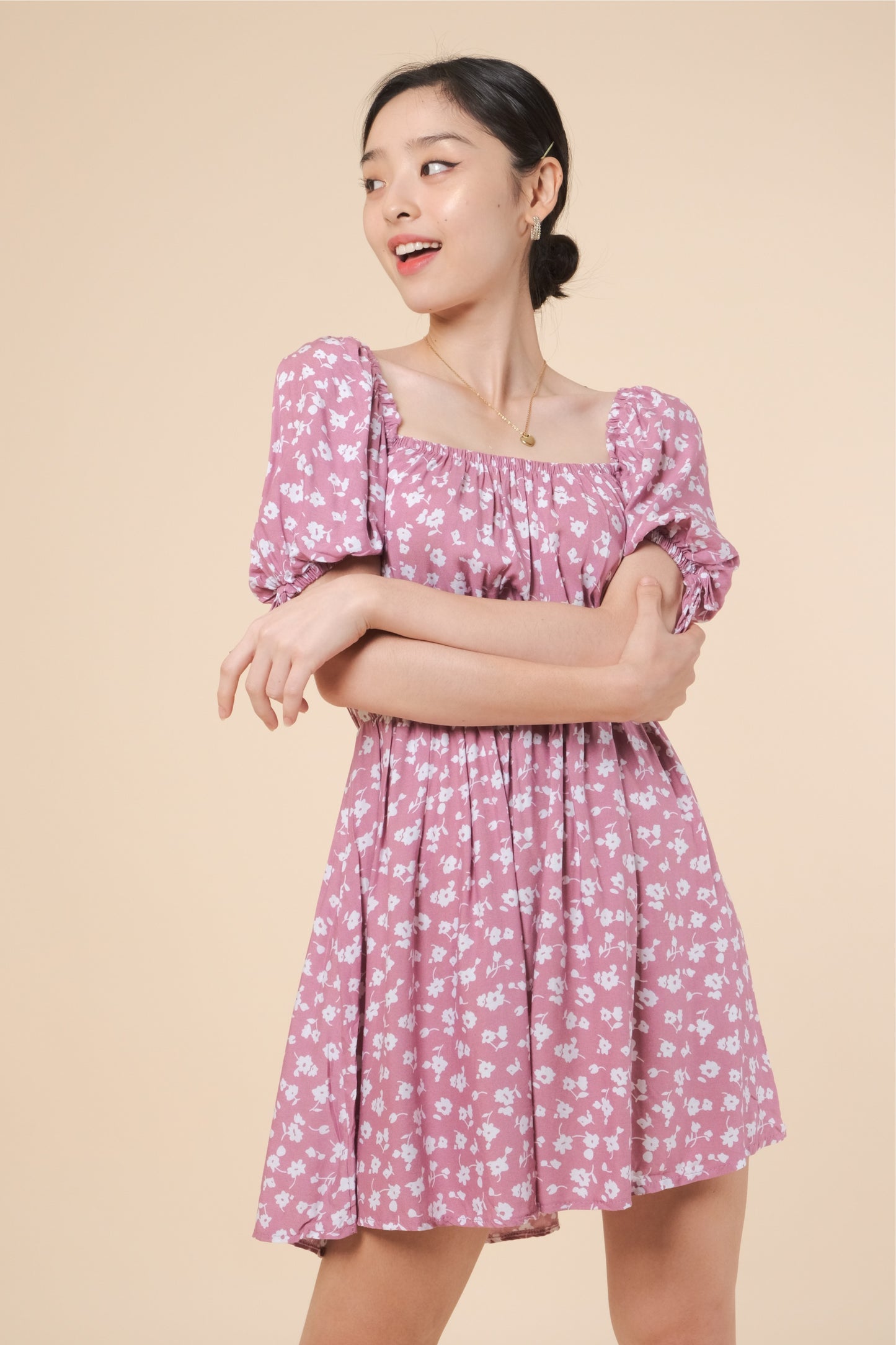 CLAIRE DRESS IN PINK