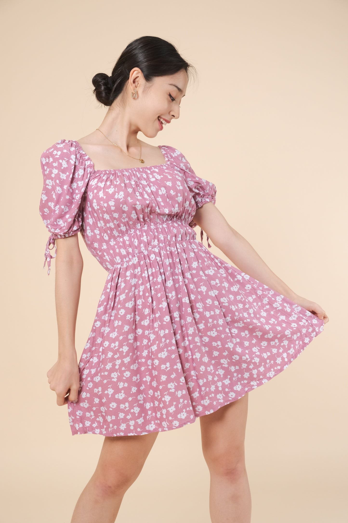 CLAIRE DRESS IN PINK