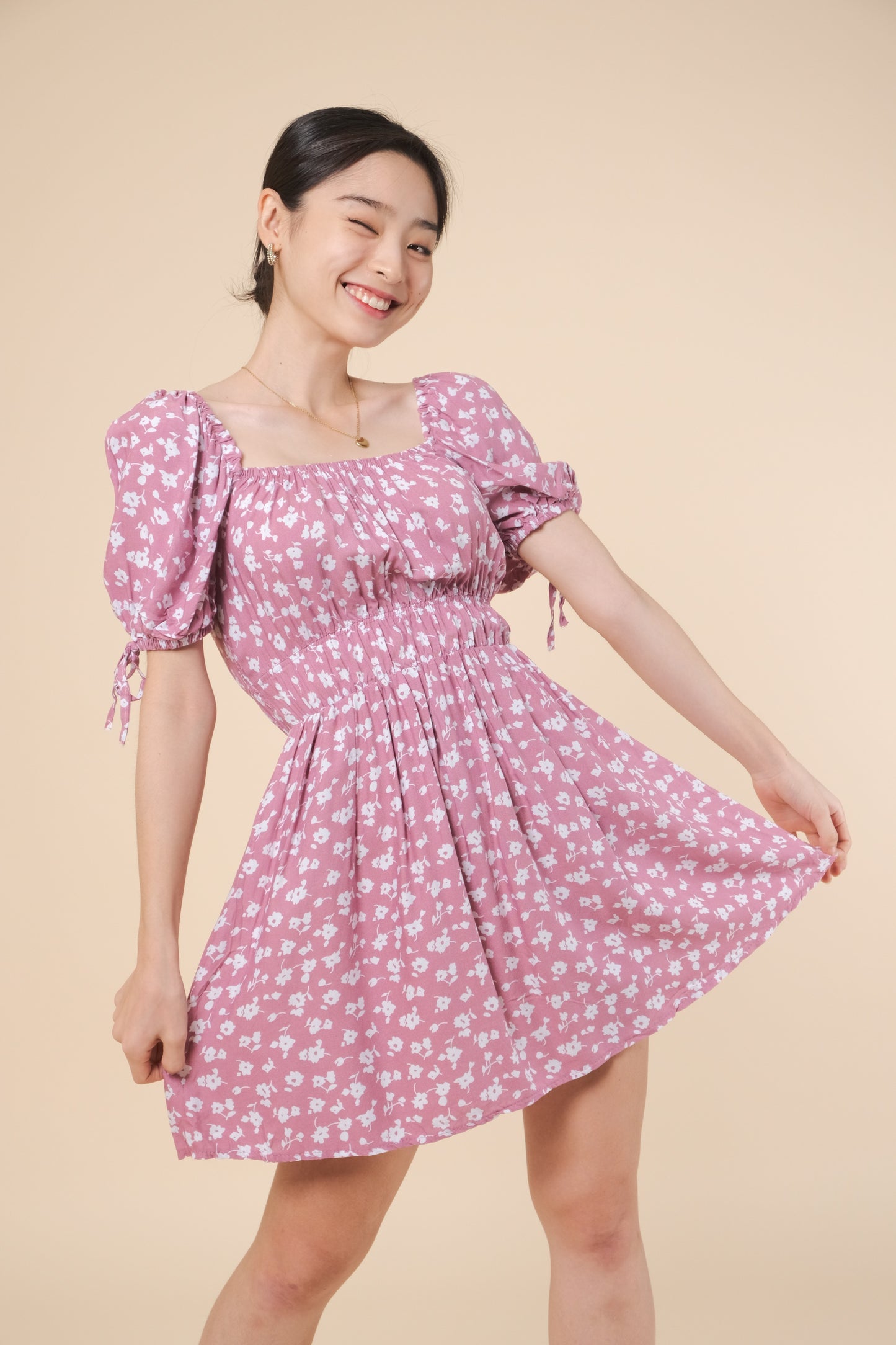 CLAIRE DRESS IN PINK