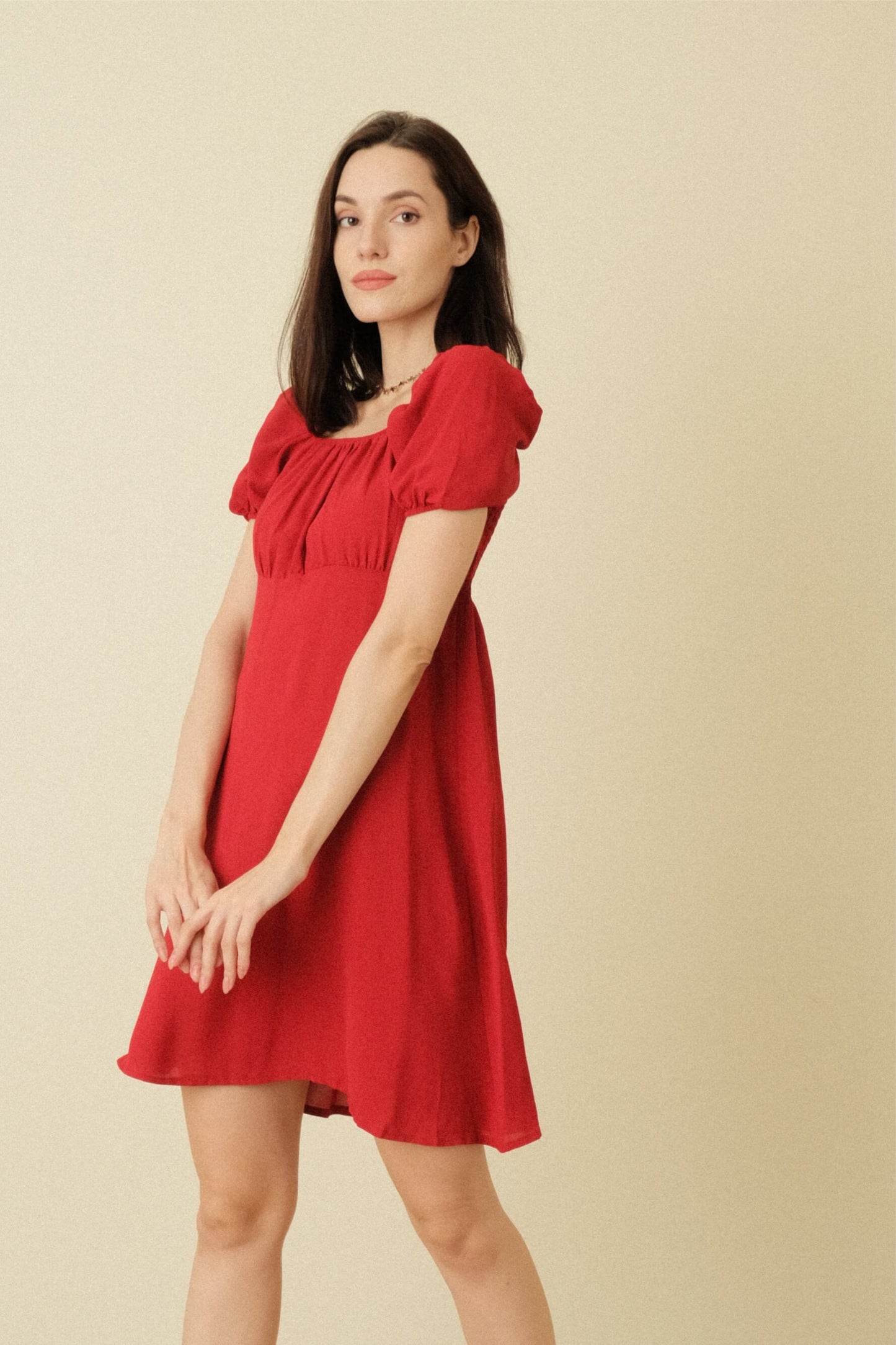 LISA DRESS IN RED