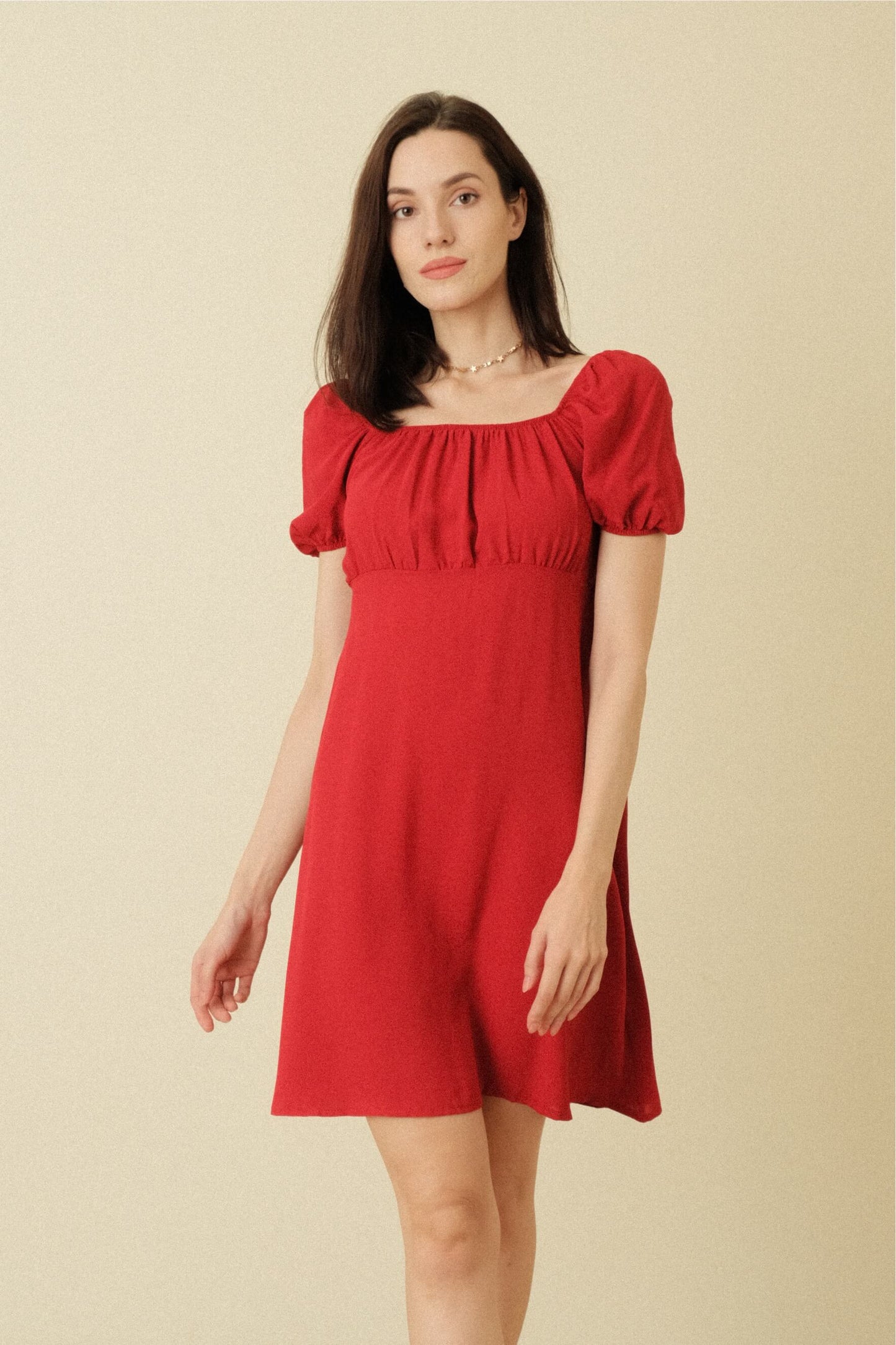 LISA DRESS IN RED
