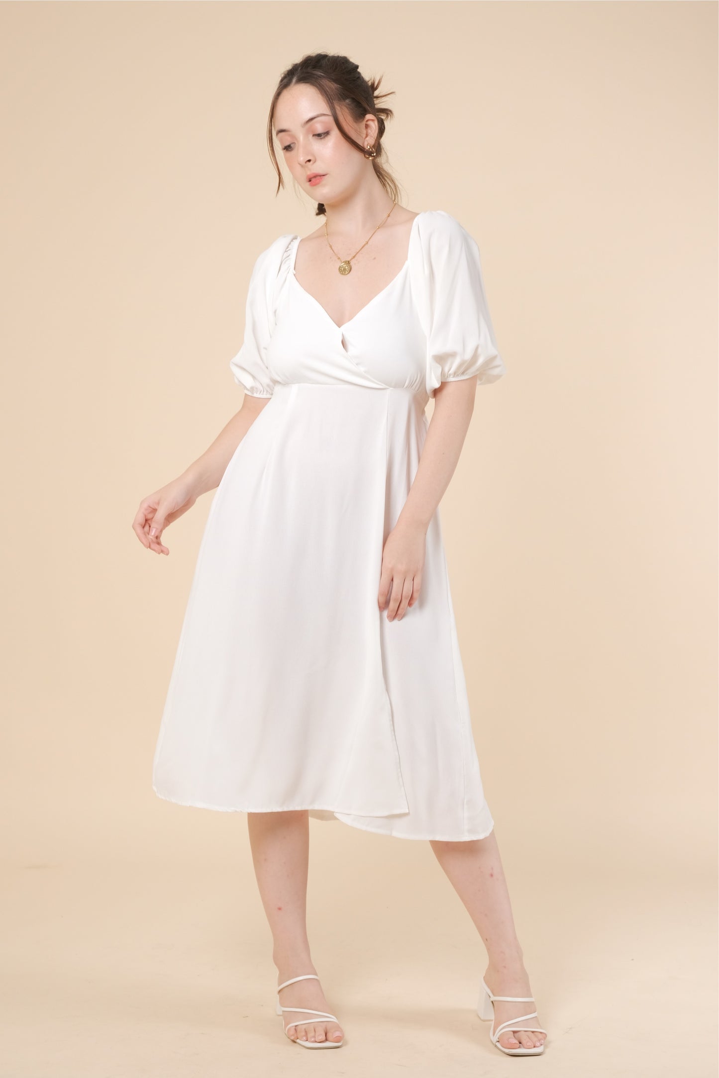 COLLINS DRESS IN WHITE