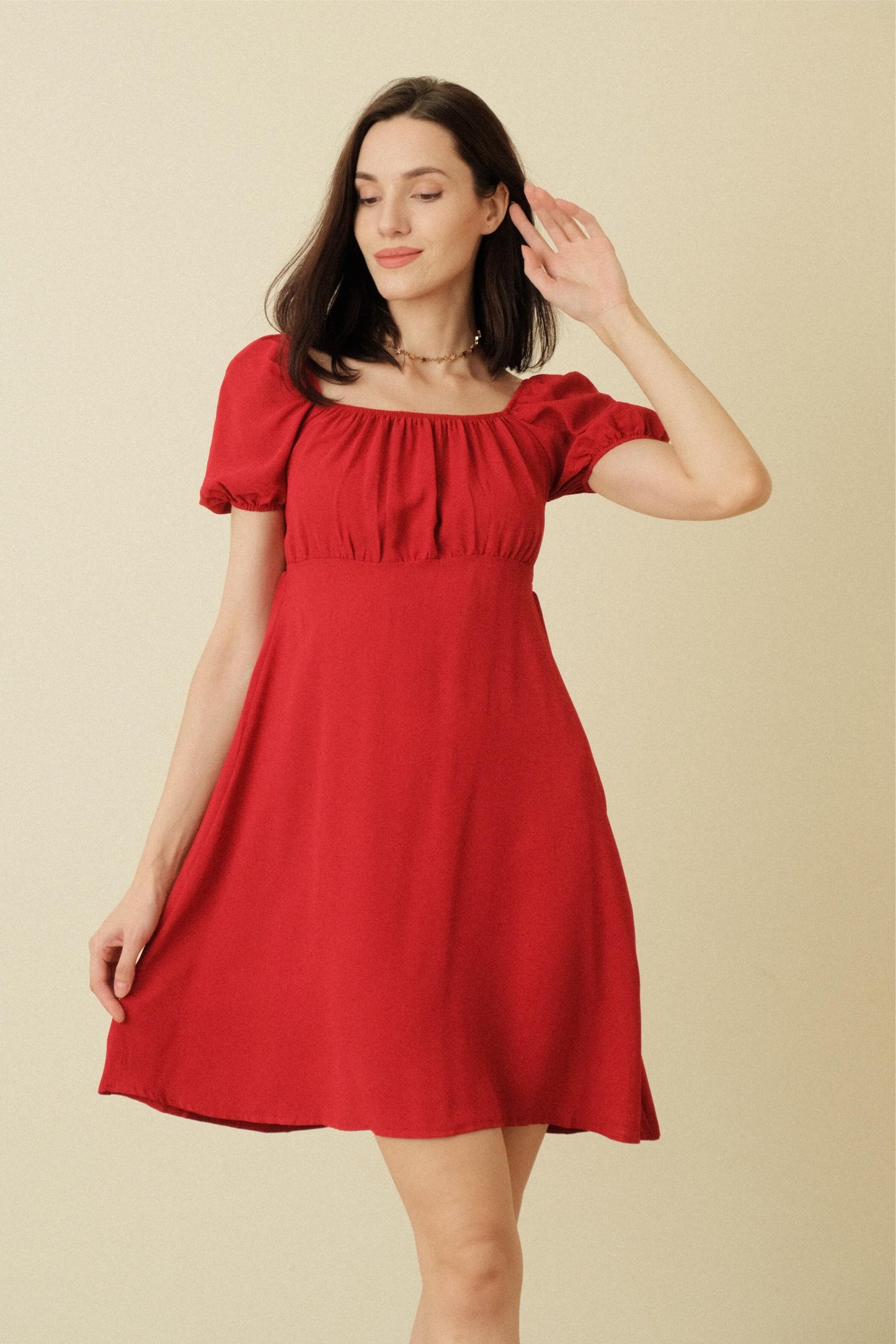 LISA DRESS IN RED