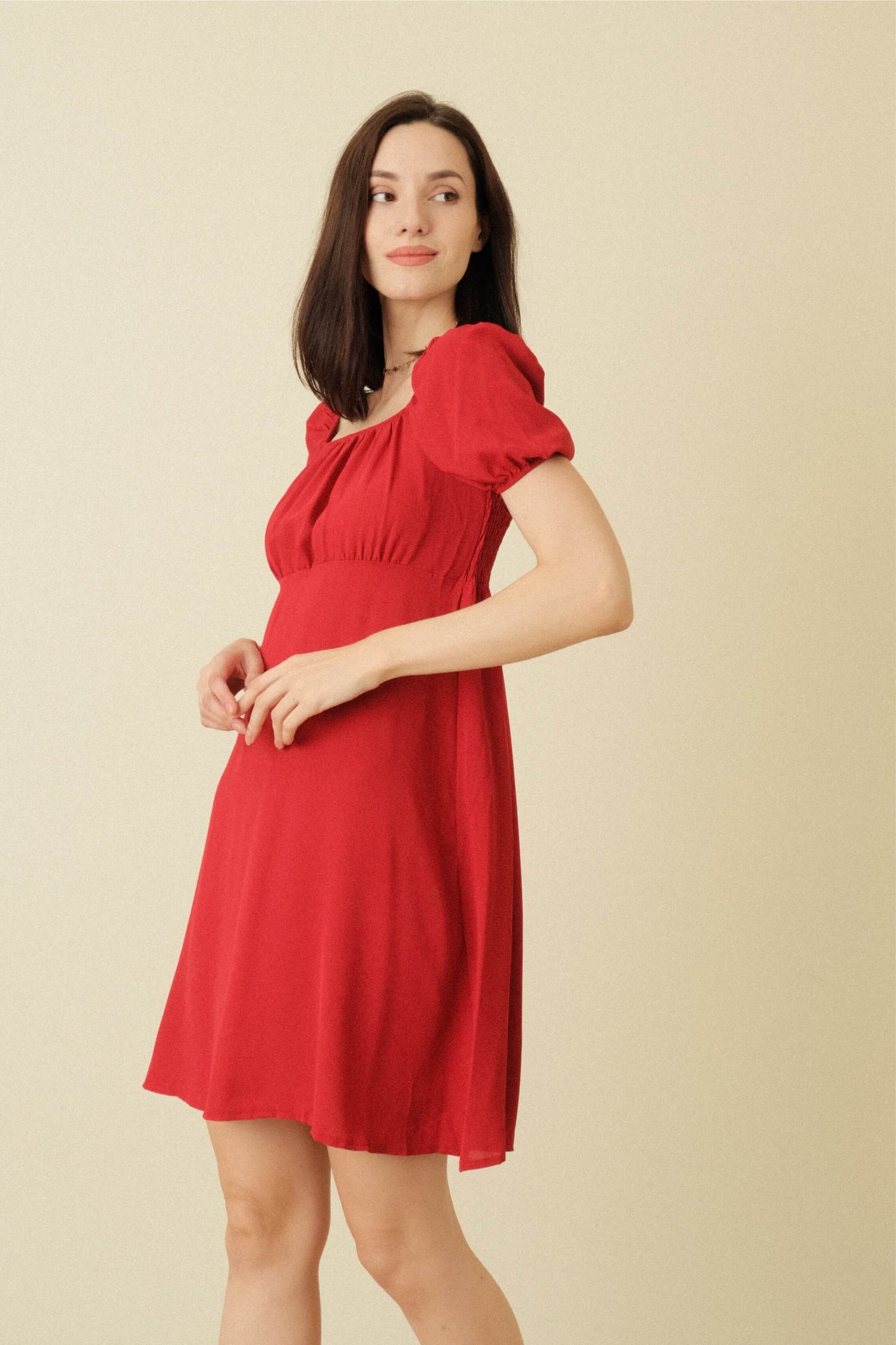 LISA DRESS IN RED