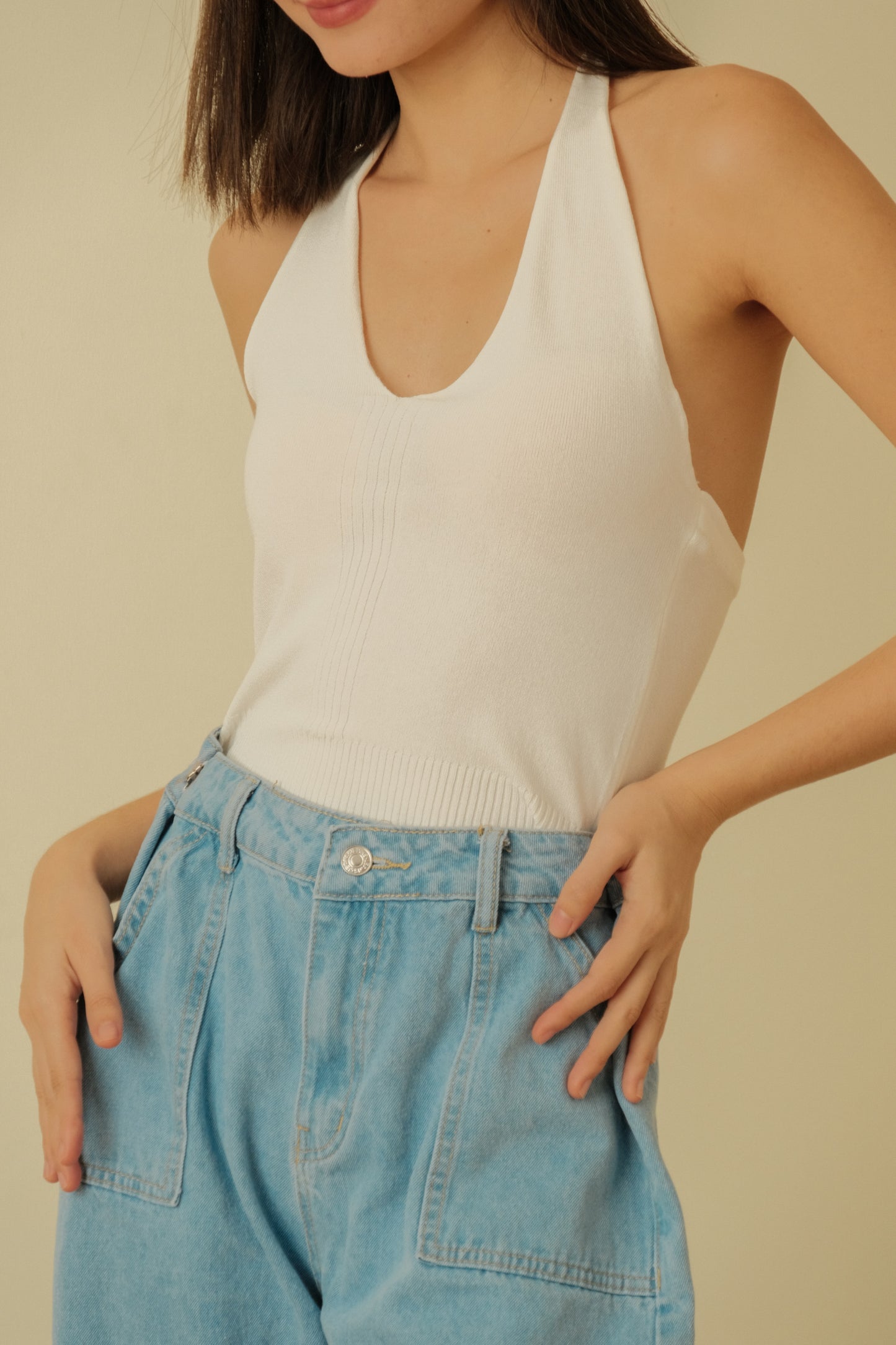 EVERLY TOP IN WHITE