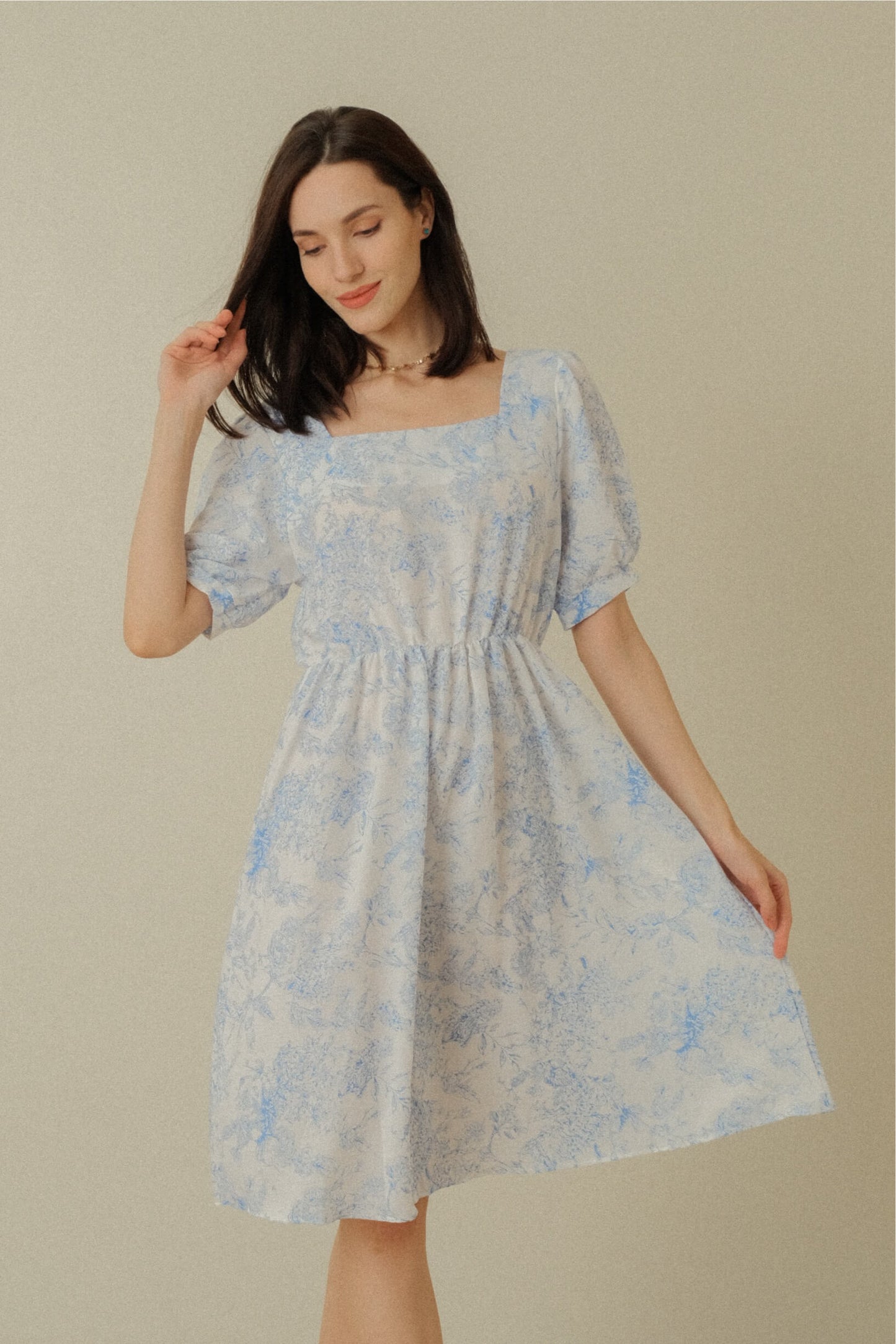 MORGAN DRESS IN BLUE