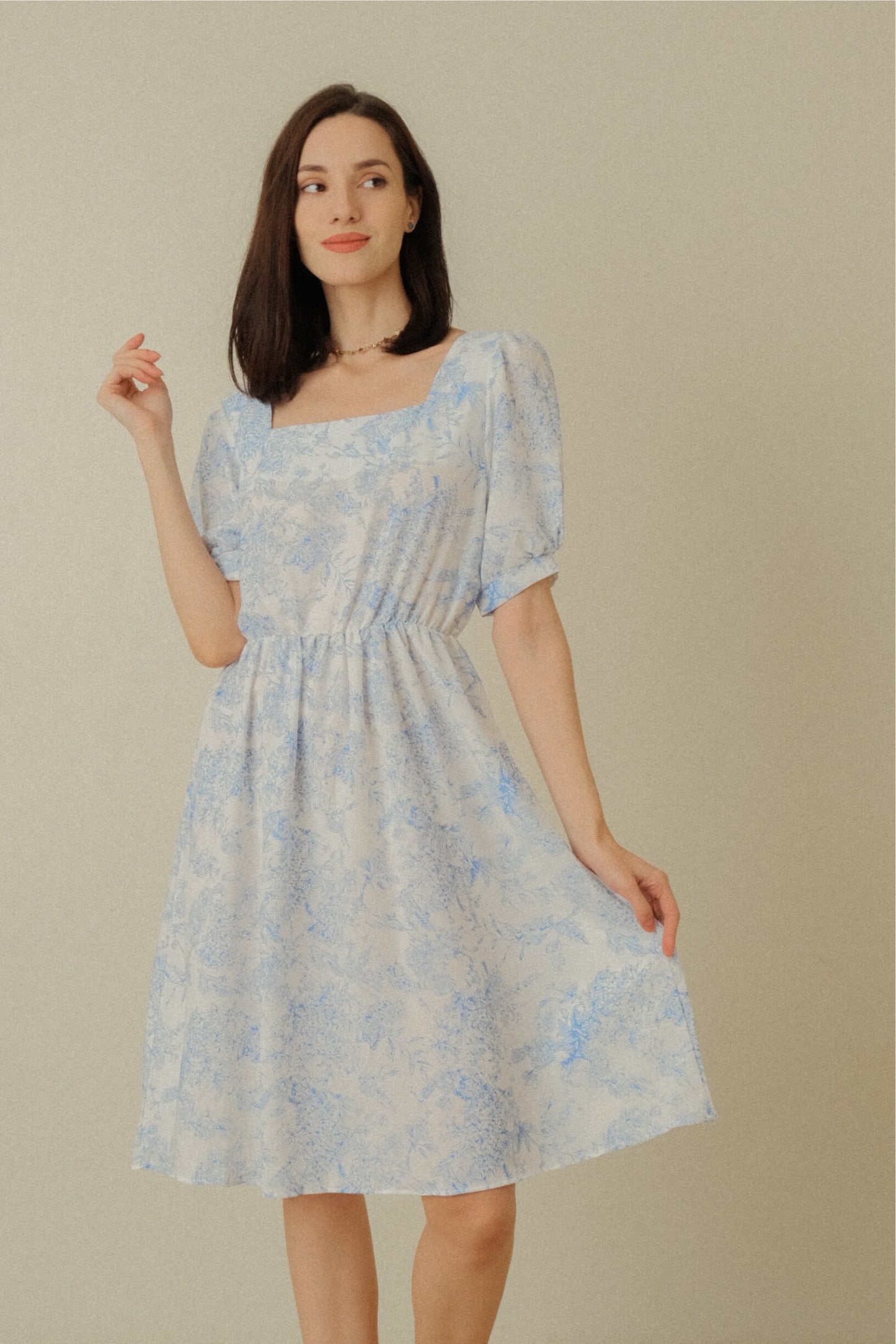 MORGAN DRESS IN BLUE