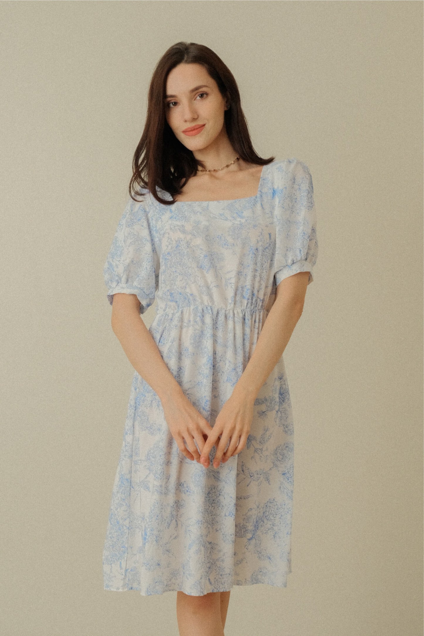 MORGAN DRESS IN BLUE