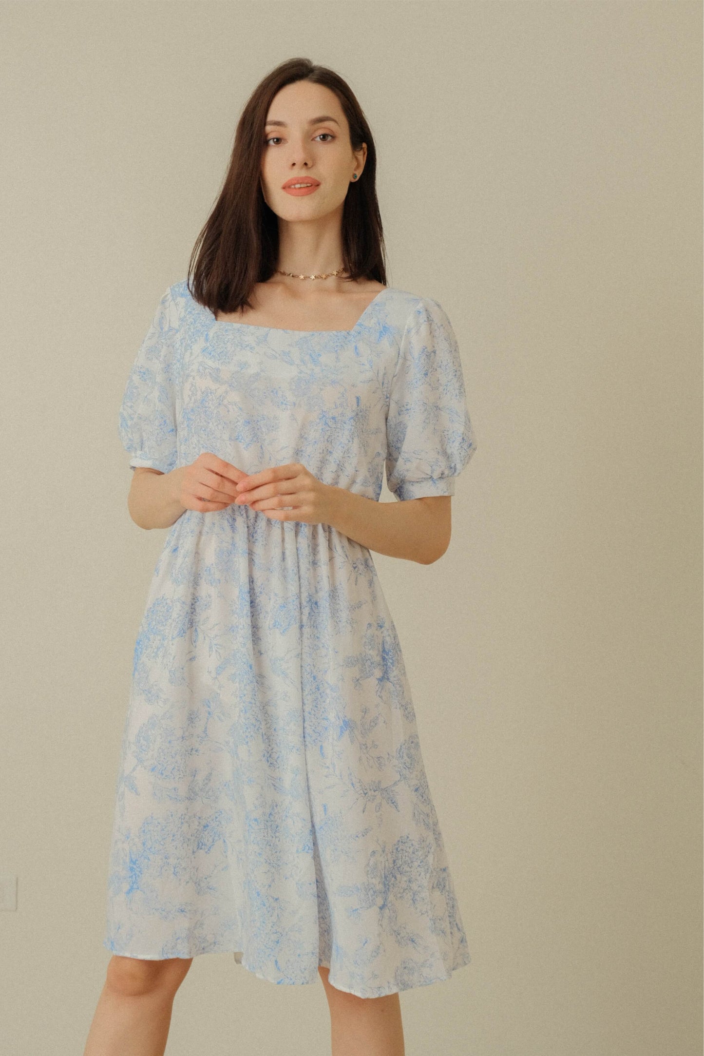 MORGAN DRESS IN BLUE