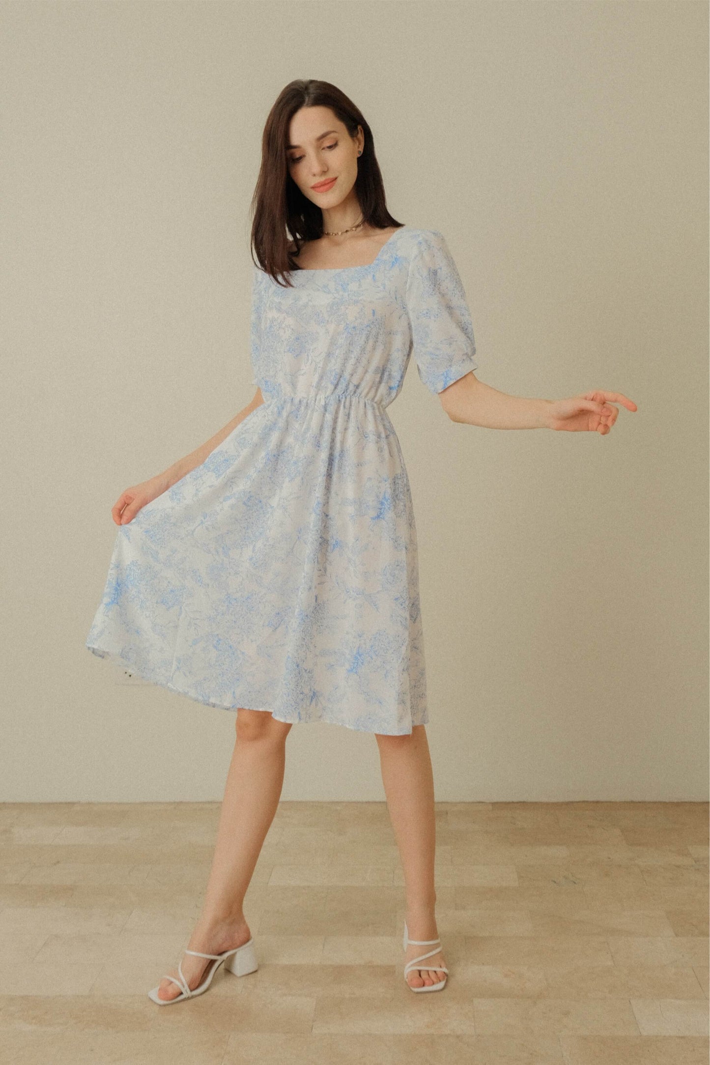 MORGAN DRESS IN BLUE