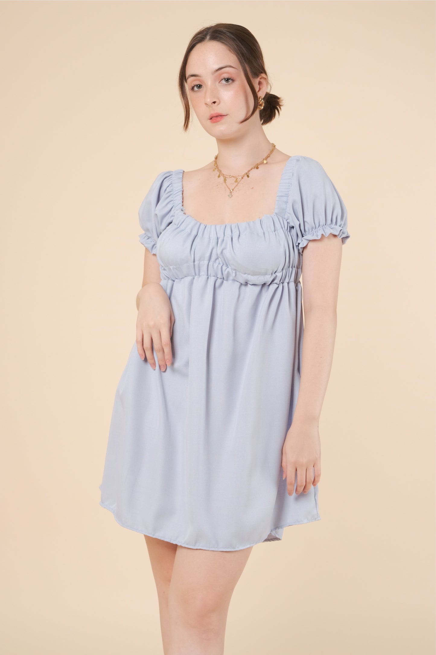 MAXINE DRESS IN BABY BLUE